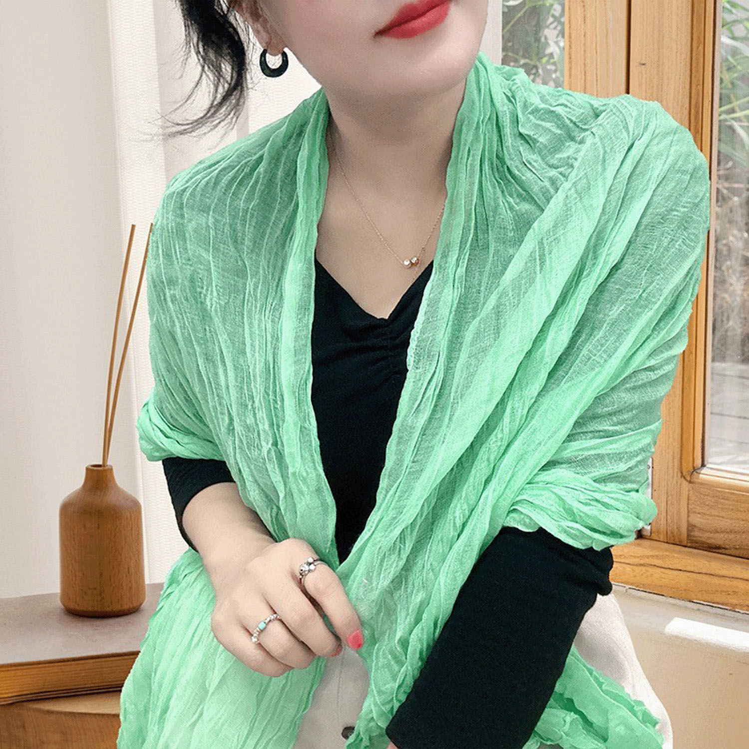 クシュクシュカラーストール - 画像9