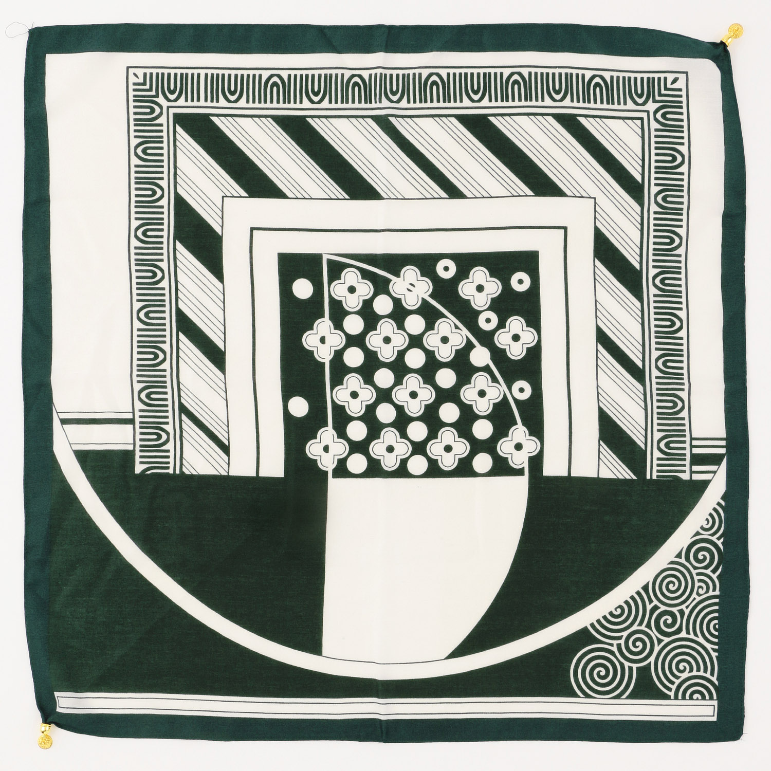 マグネットスカーフ マルチプリント ゴールド金具 - 画像15