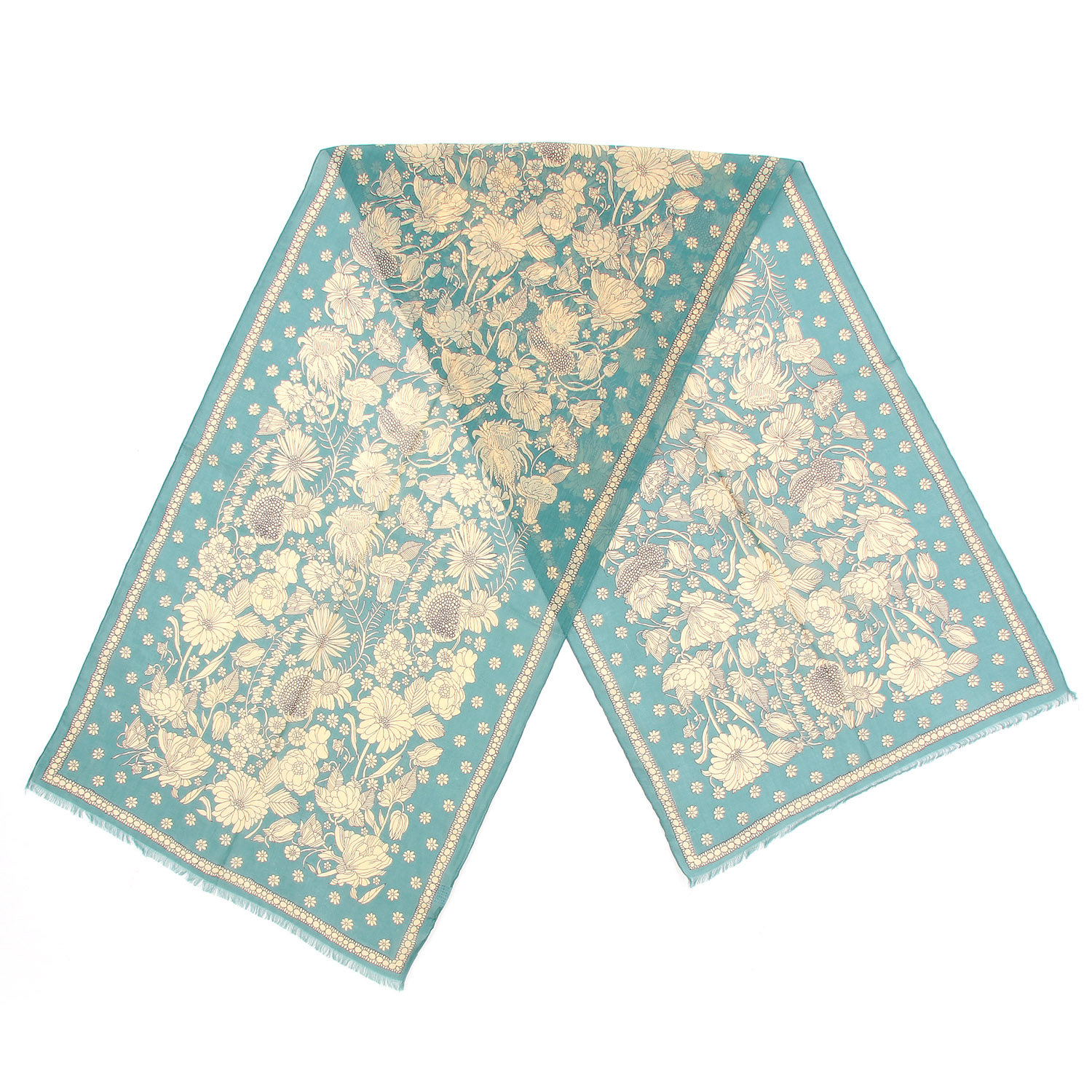 インド製アラベスク調ストール - 画像4