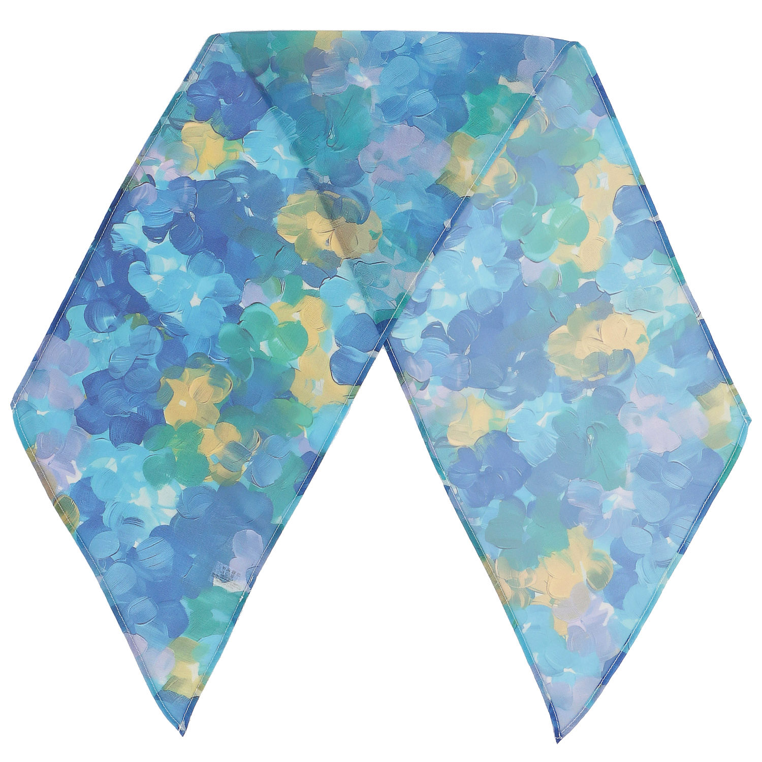 接触冷感ニュアンスフラワー剣先ストール - 画像5