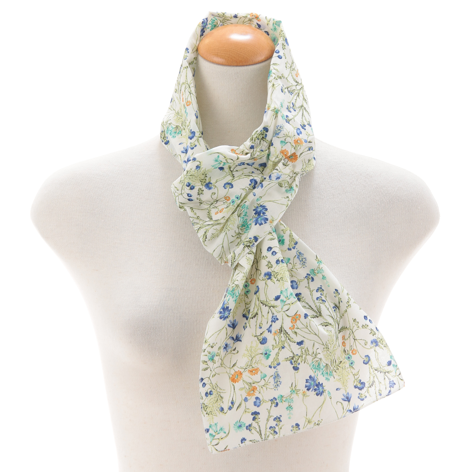 日本製 コットンフラワー差込みストール - 画像5