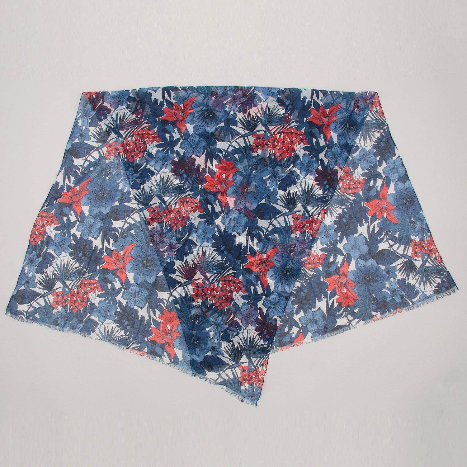 【次回再入荷5月中旬】インド製 コットンガーゼ調大判ストール - 画像3