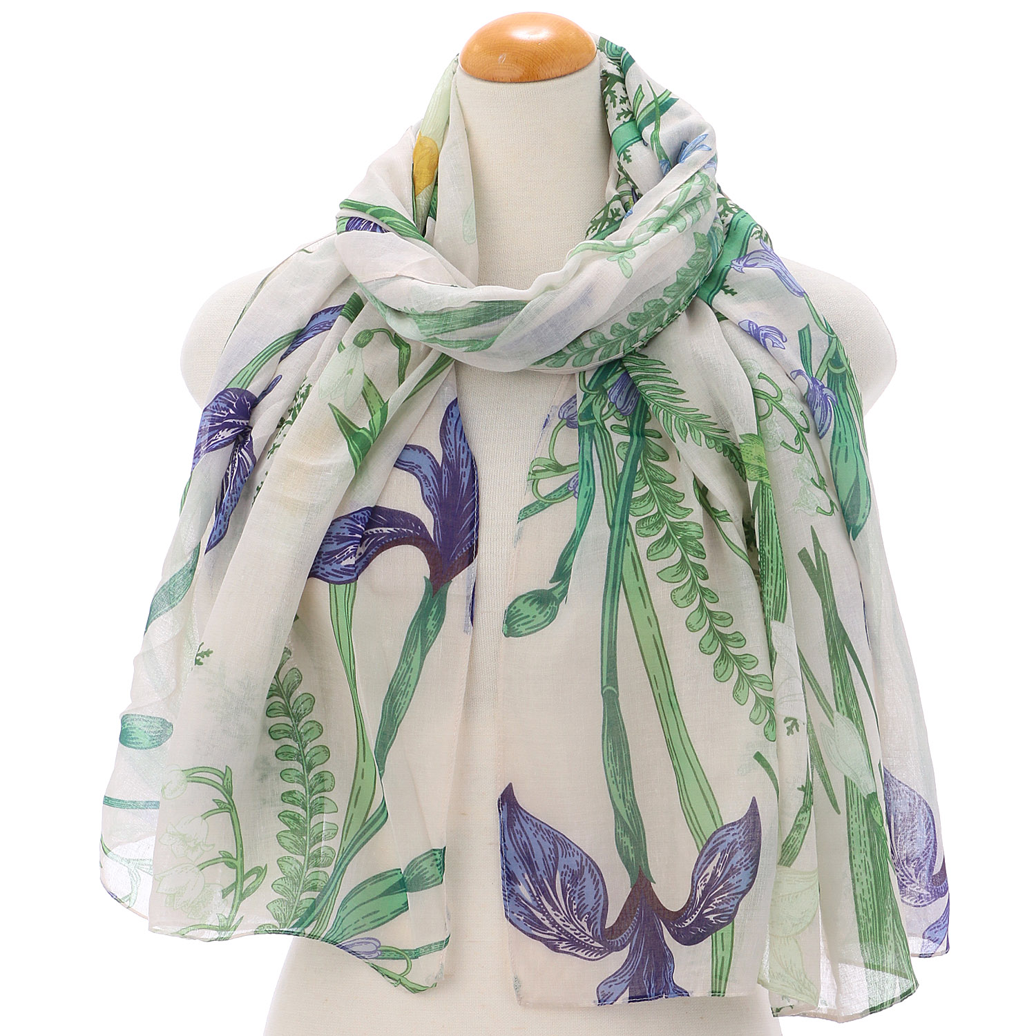 花柄プリントストール - 画像2