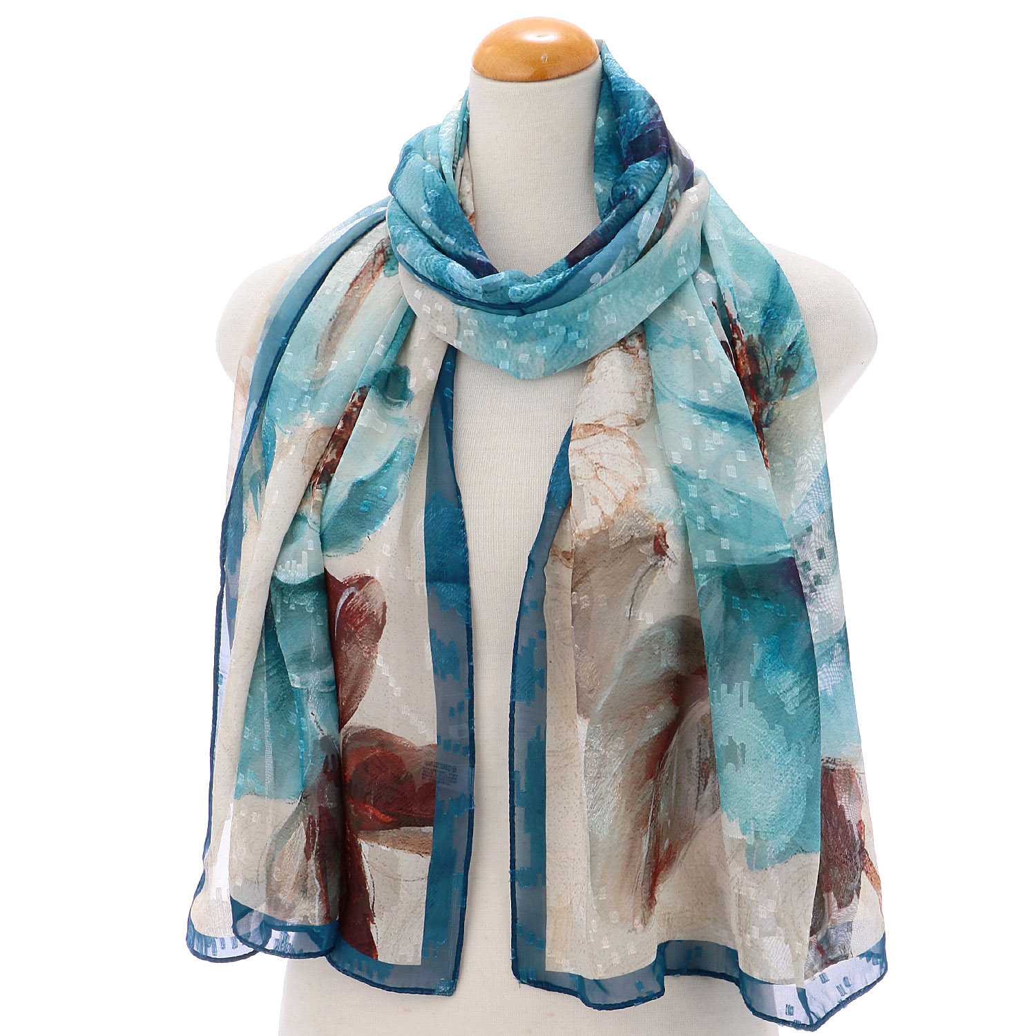 シルキータッチプリントストール - 画像6