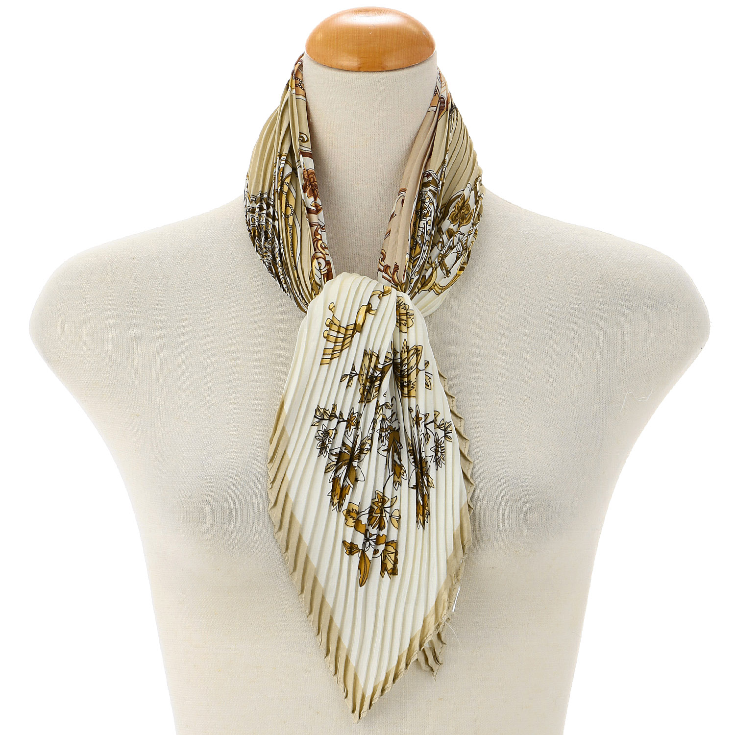 【グリーン終了】プリーツスカーフ クラシック - 画像2