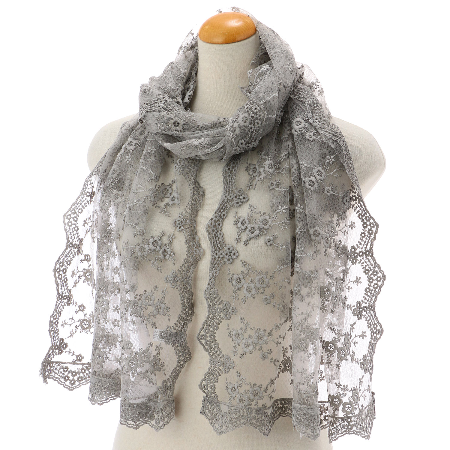 チュールレースストール - 画像1