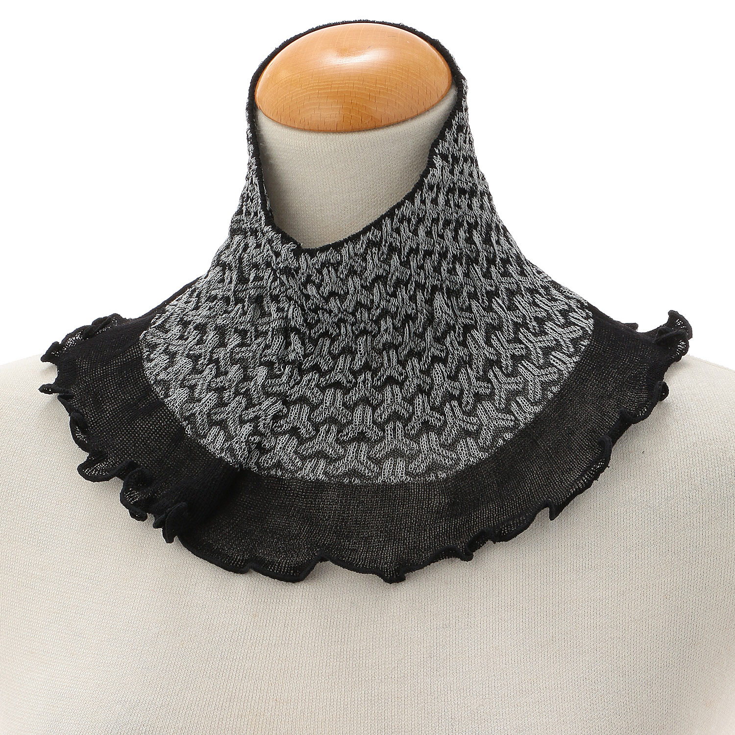 日本製 ネックカバー亀甲柄 春夏素材 - 画像3