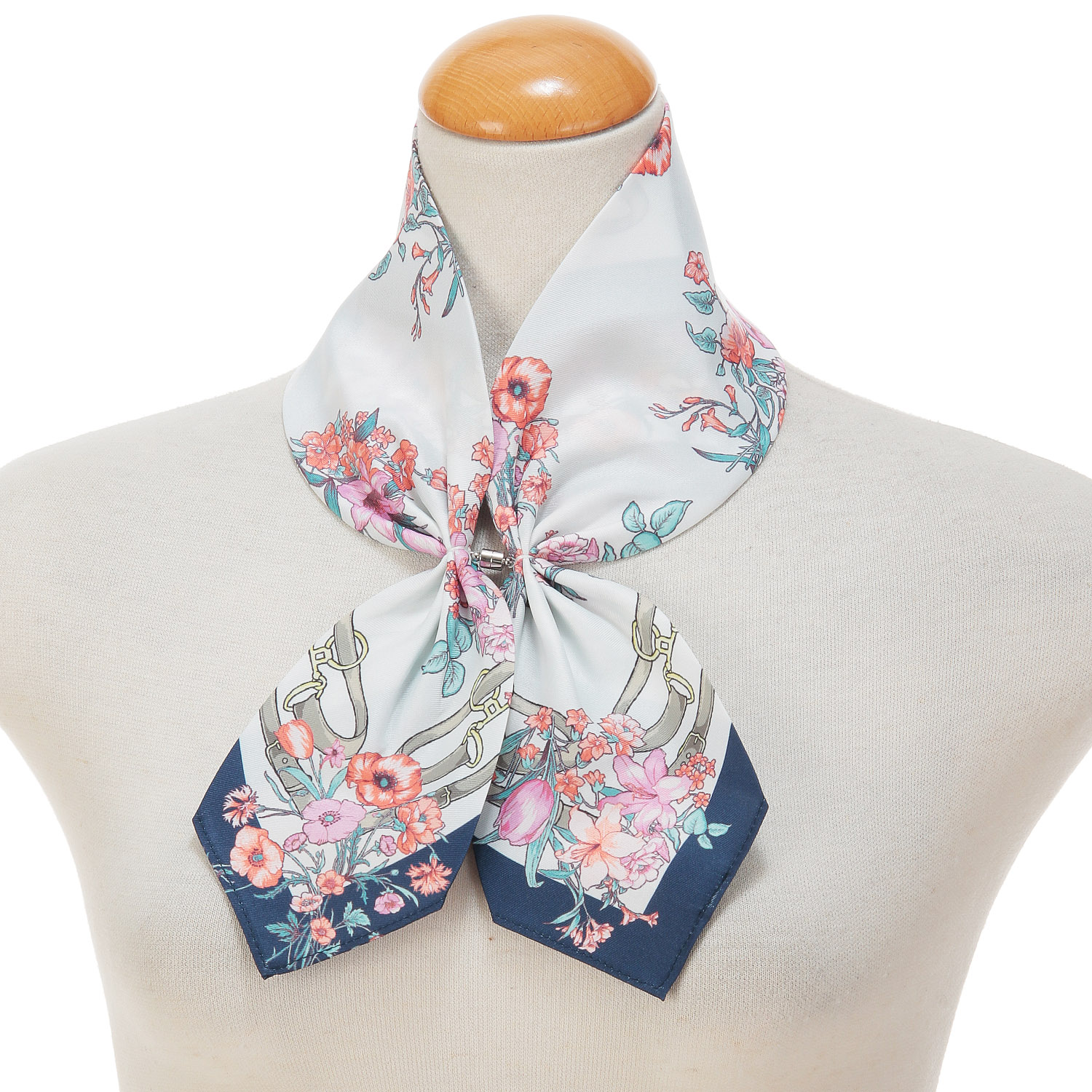 マグネット付ツイルスカーフ ボタニカルベルト