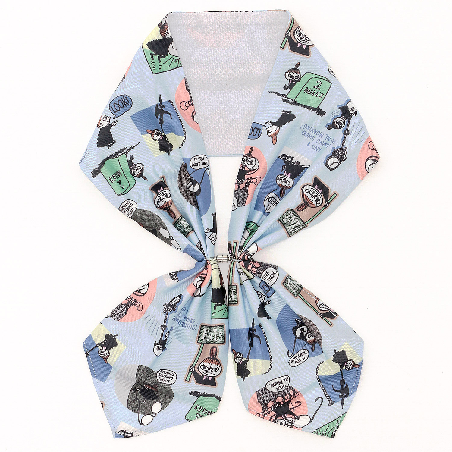 MOOMIN ひんやりワンタッチスカーフ リトルミイバッジ - 画像3