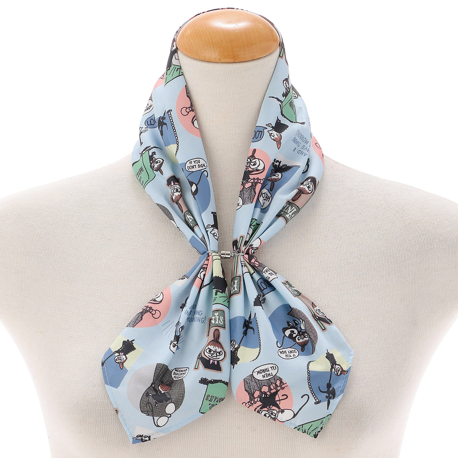 MOOMIN ひんやりワンタッチスカーフ リトルミイバッジ - 画像4