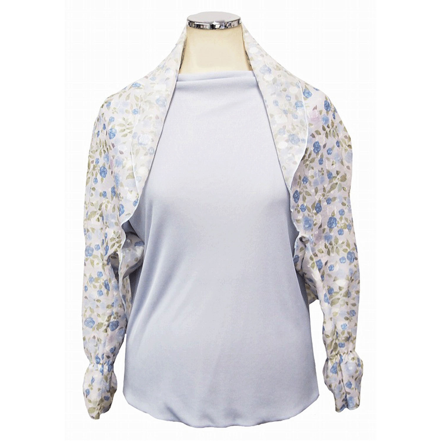 レイクアルスター フラワープリント2WAYボレロ - 画像3