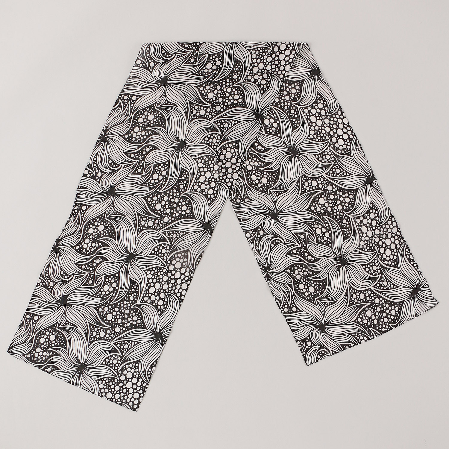 インド製 モノトーン柄プリントストール - 画像5