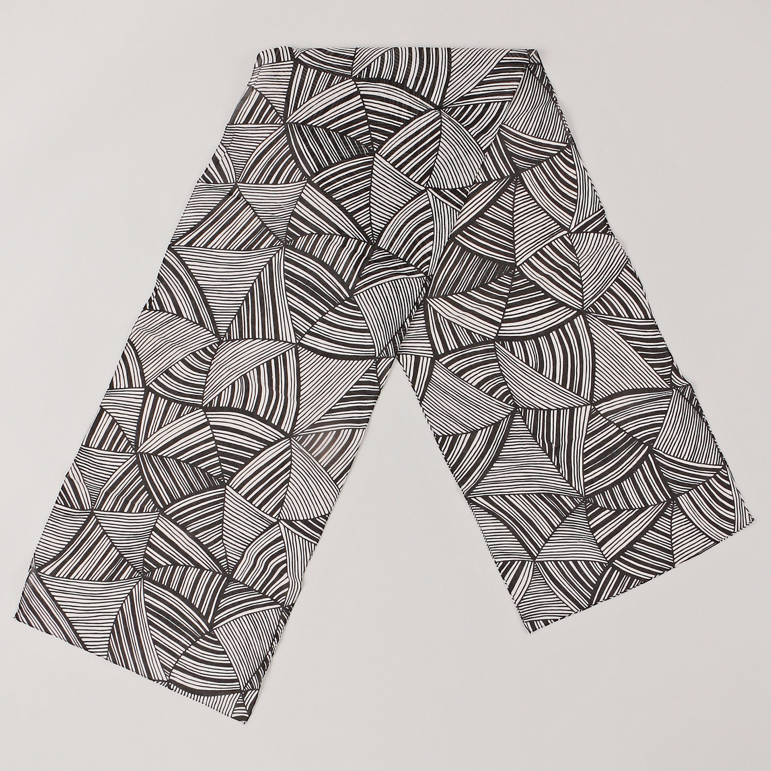 【04終了】インド製 モノトーン柄プリントストール - 画像10