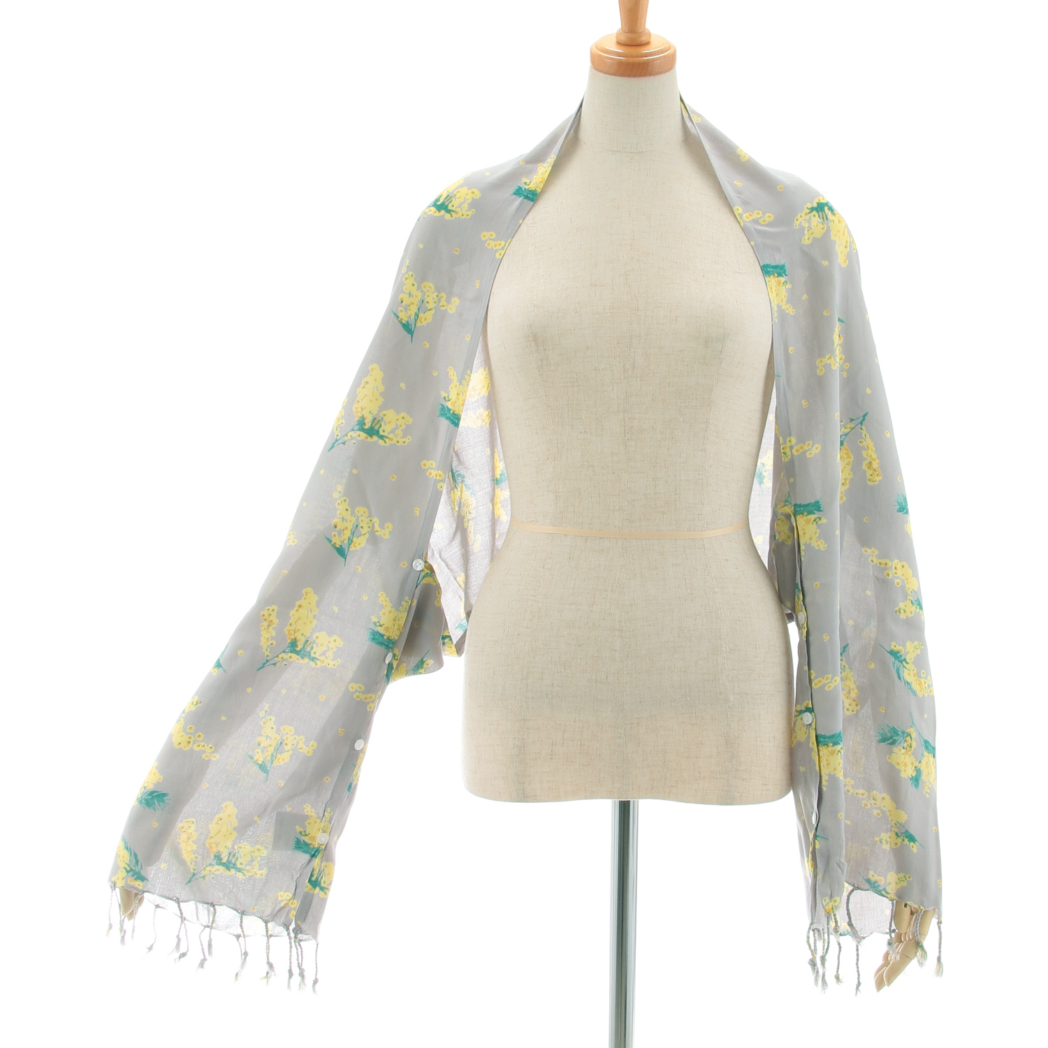 ミモザフルール3WAYストール - 画像4