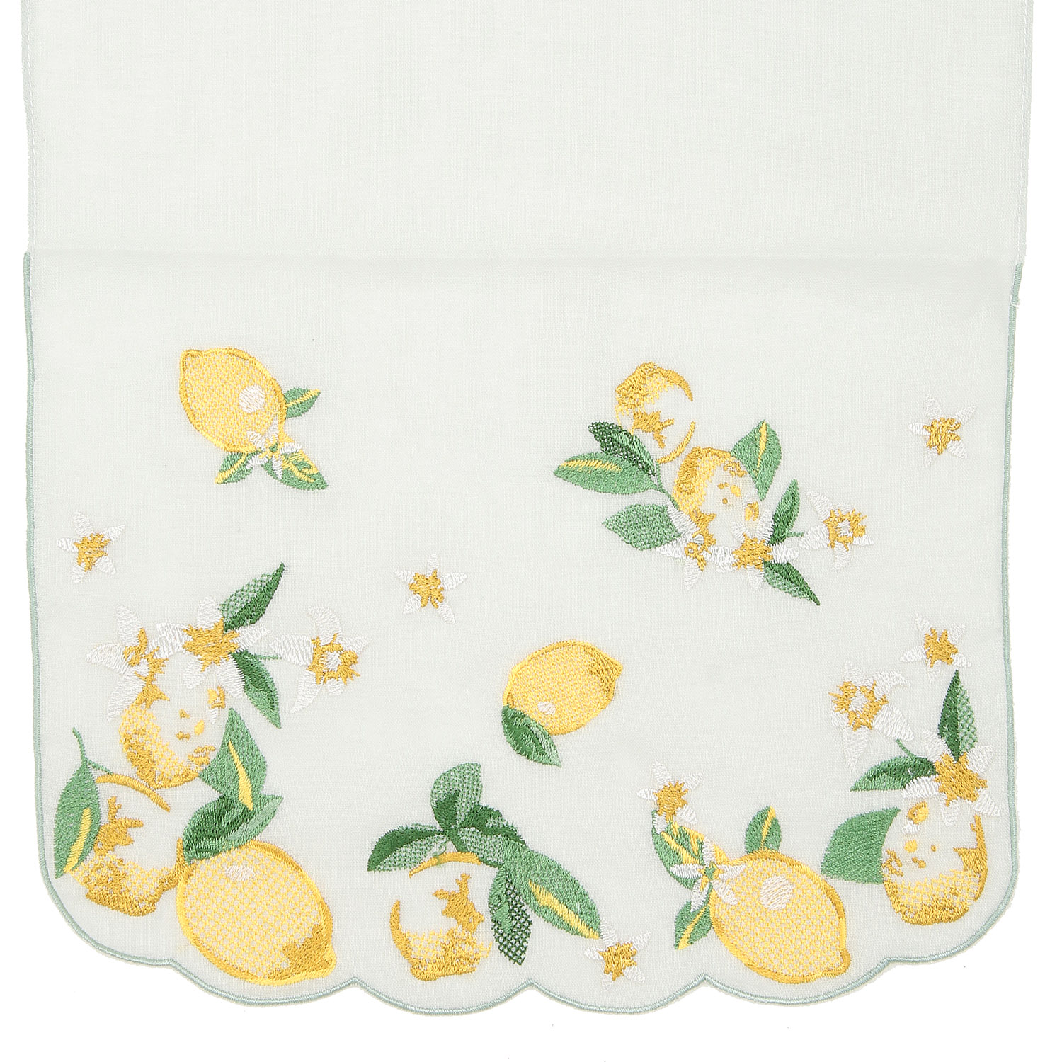 【ストロベリー終了】スカラップ刺繍ストール フルーツ柄 - 画像5