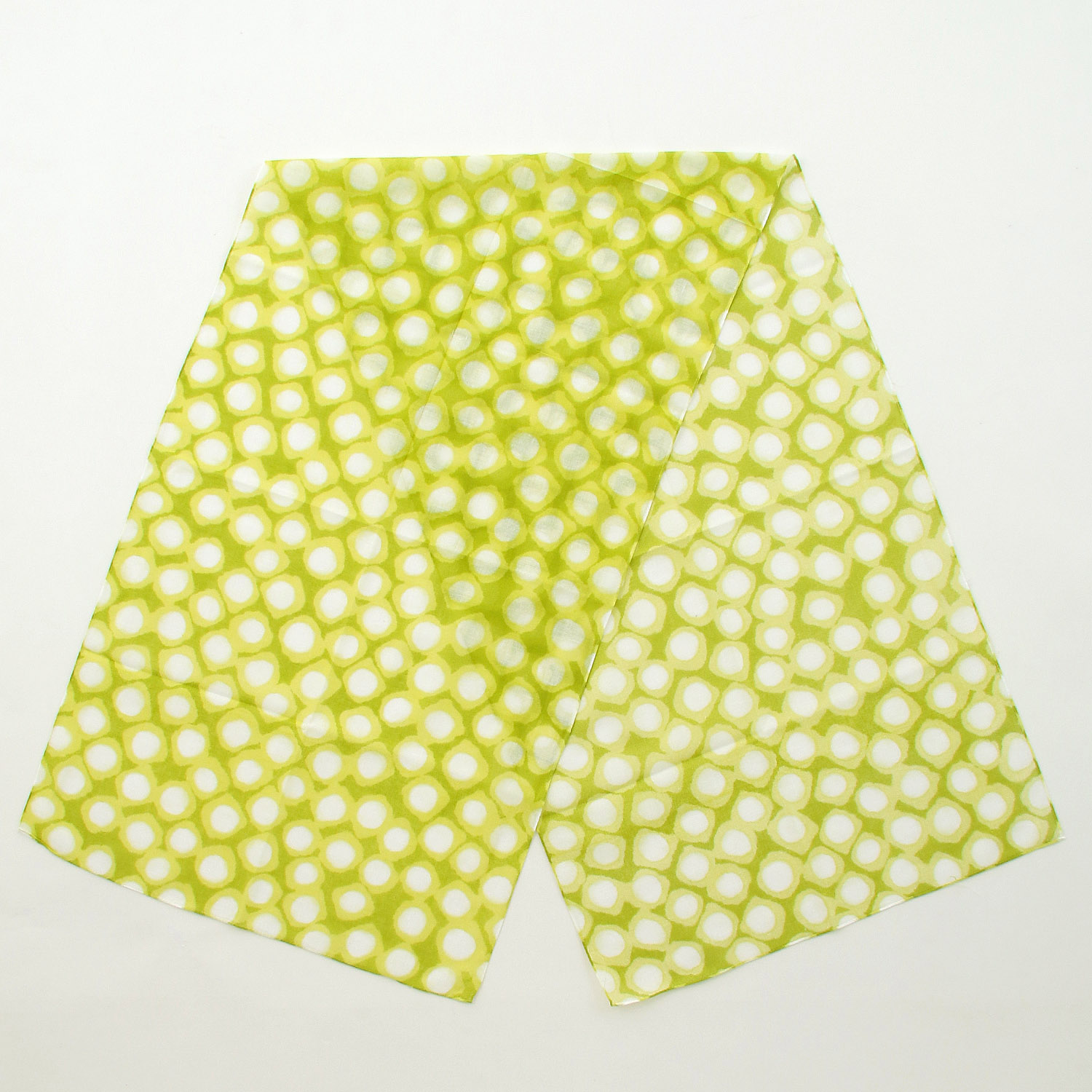 日本製 ガーゼチーフ ドット - 画像2