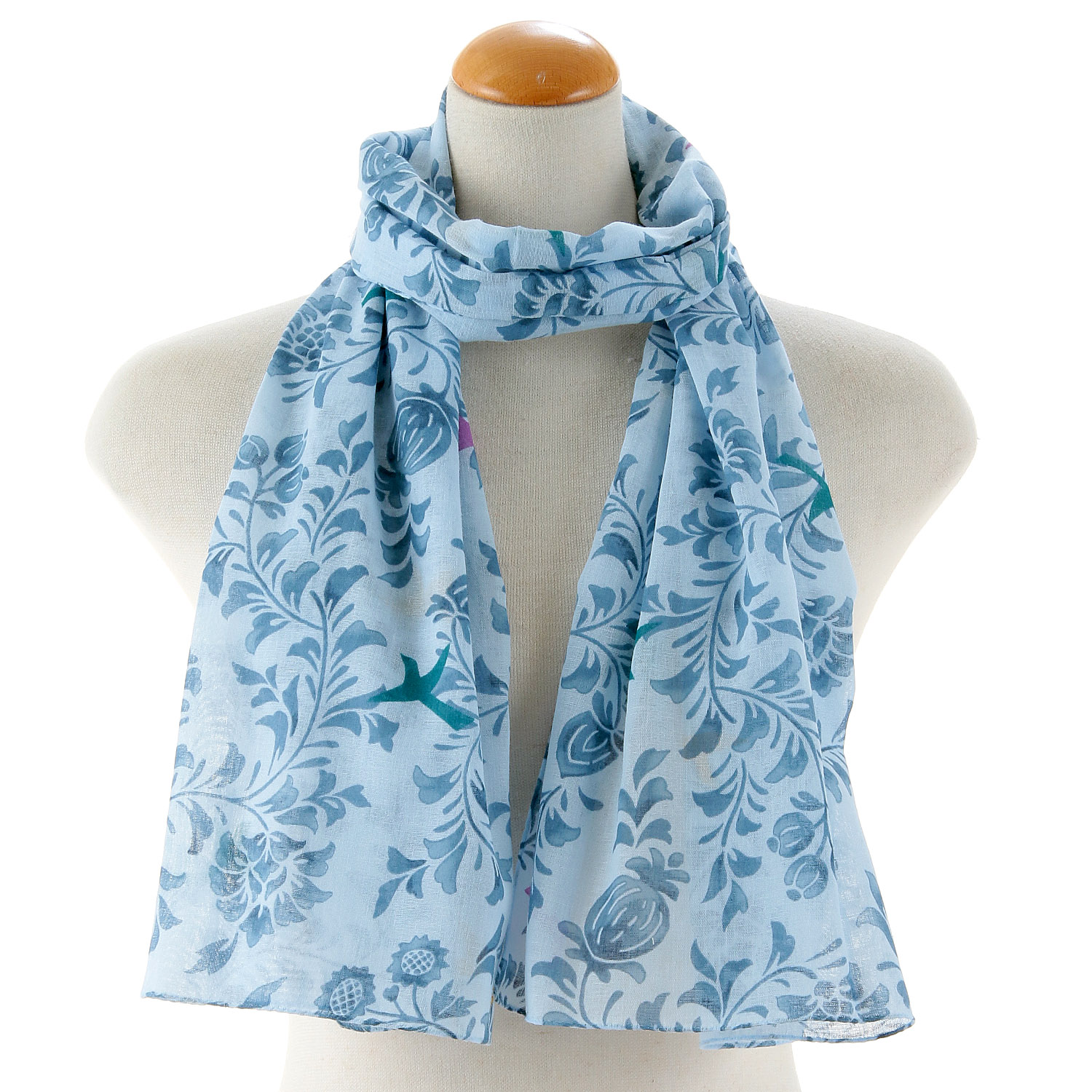 日本製 ガーゼチーフ 花鳥から草 - 画像2