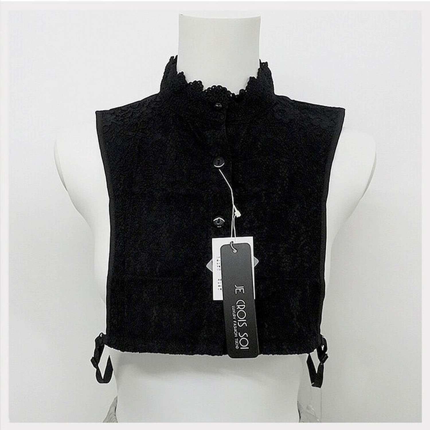 スタンドレース付け襟 - 画像3