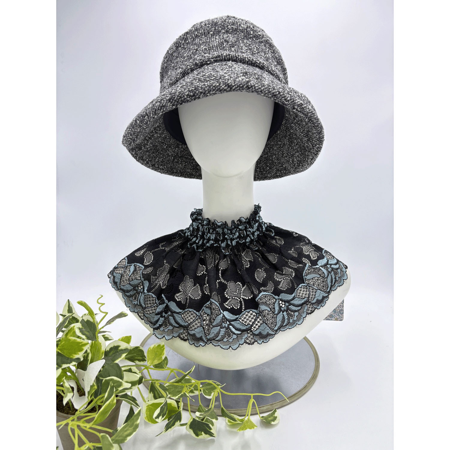 レースネックカバー ブラックシリーズ