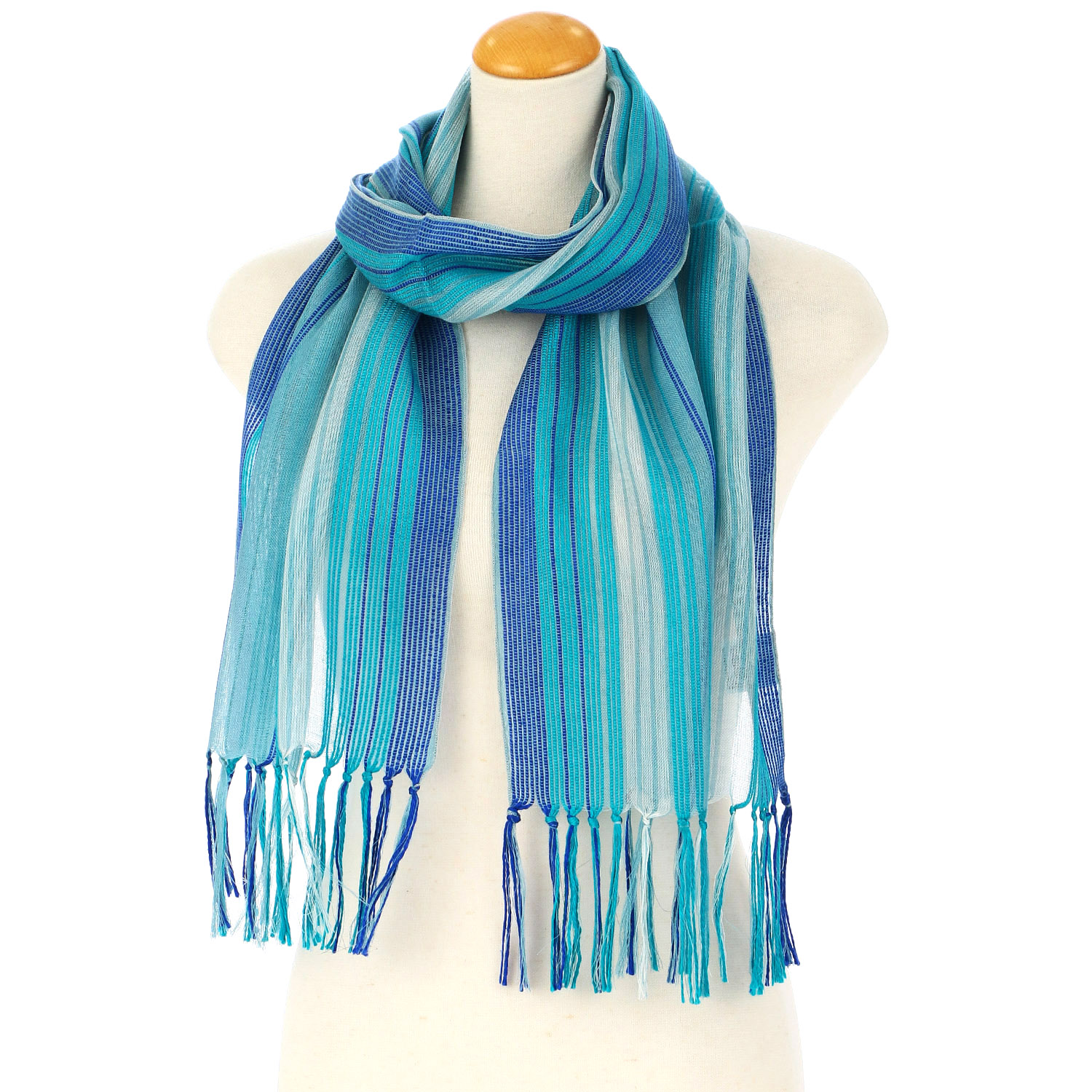 日本製 シルクストライプストール