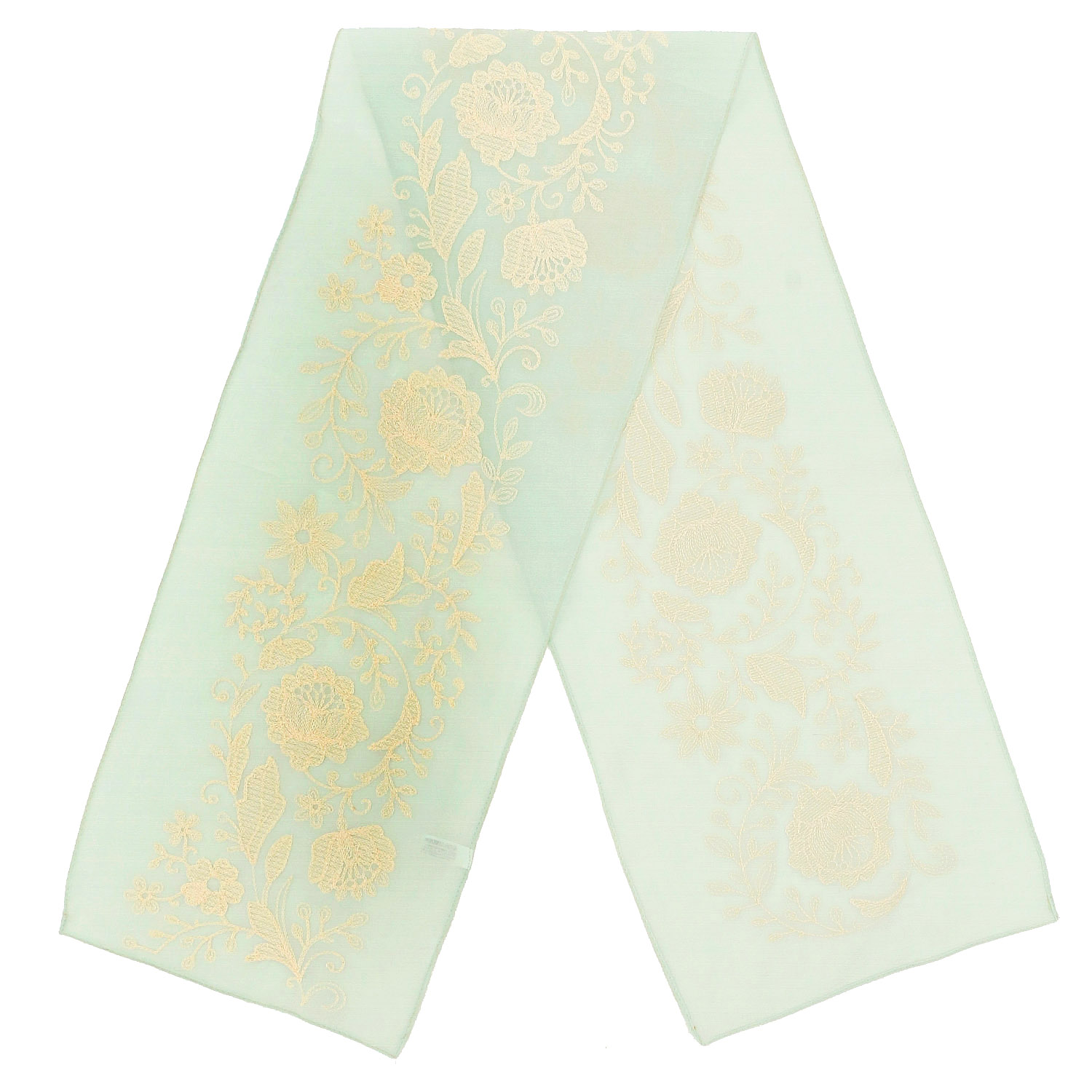 コットン刺繍ストール - 画像4