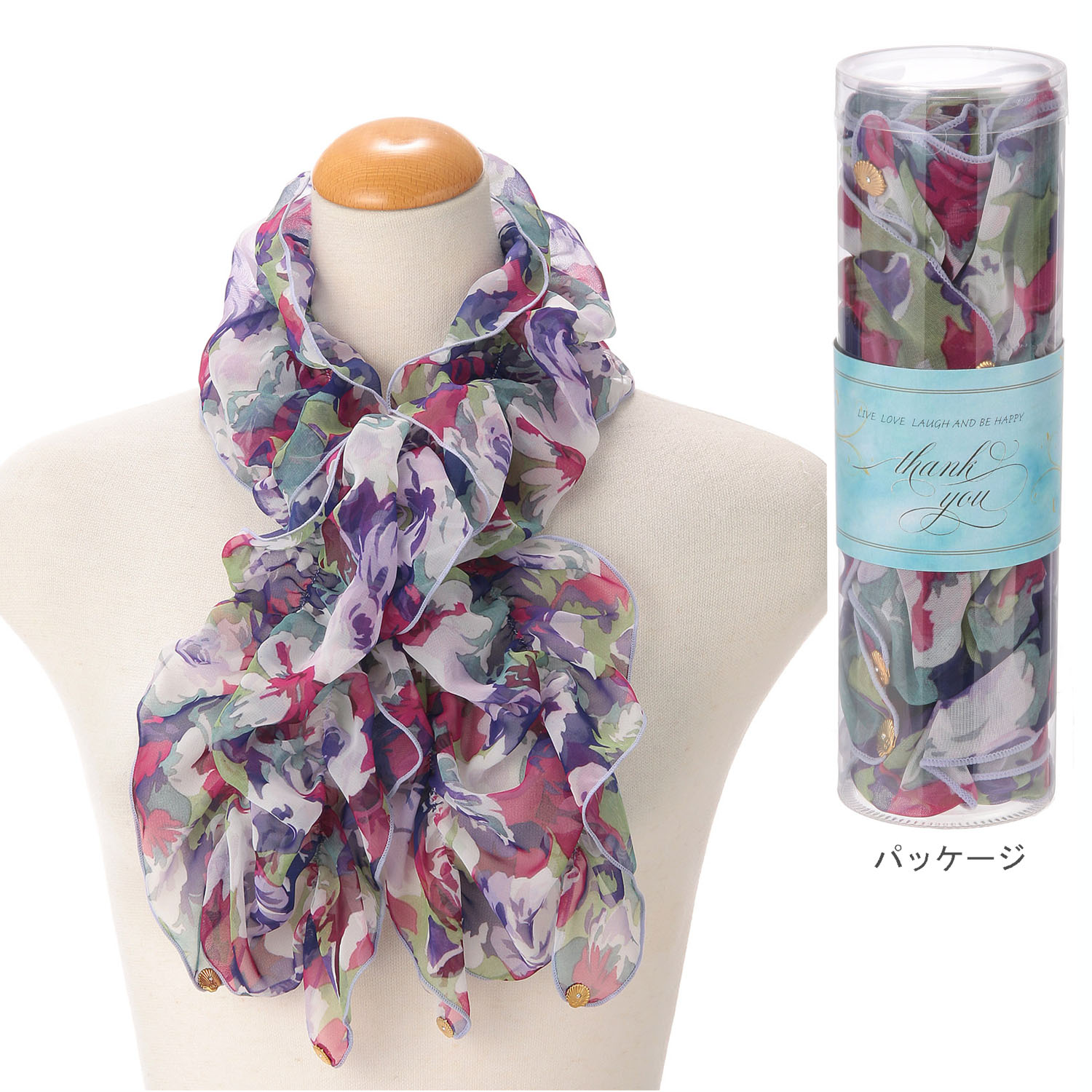 パッケージ入り 日本製 Ballett シャーリングストール