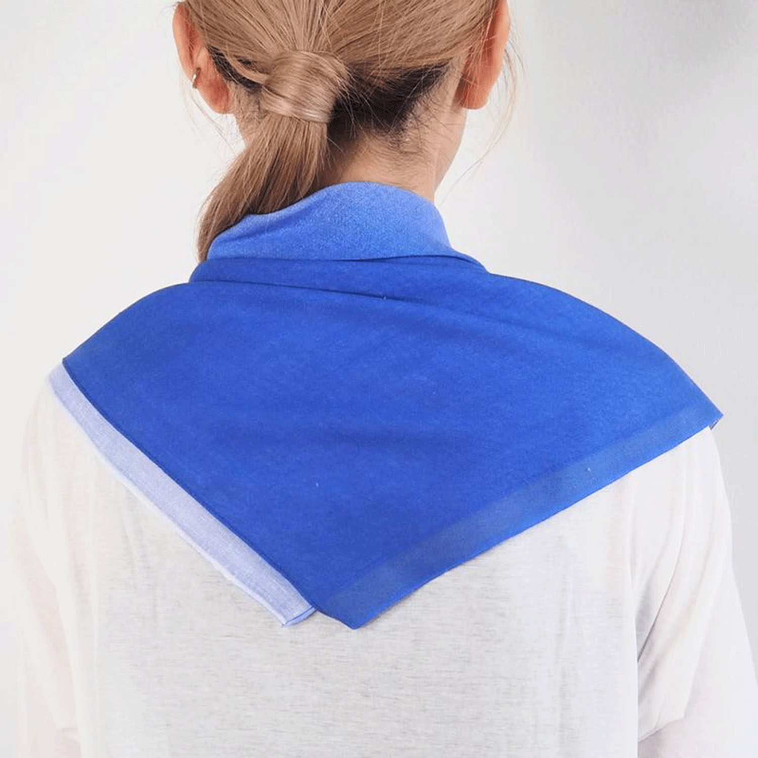 日本製 おさんぽスカーフ バイカラー 62×62 - 画像19