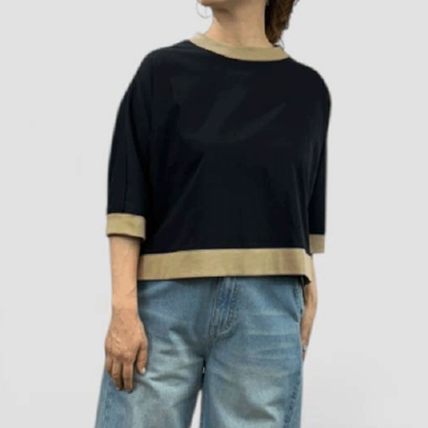 QTUME バイカラードルマンT