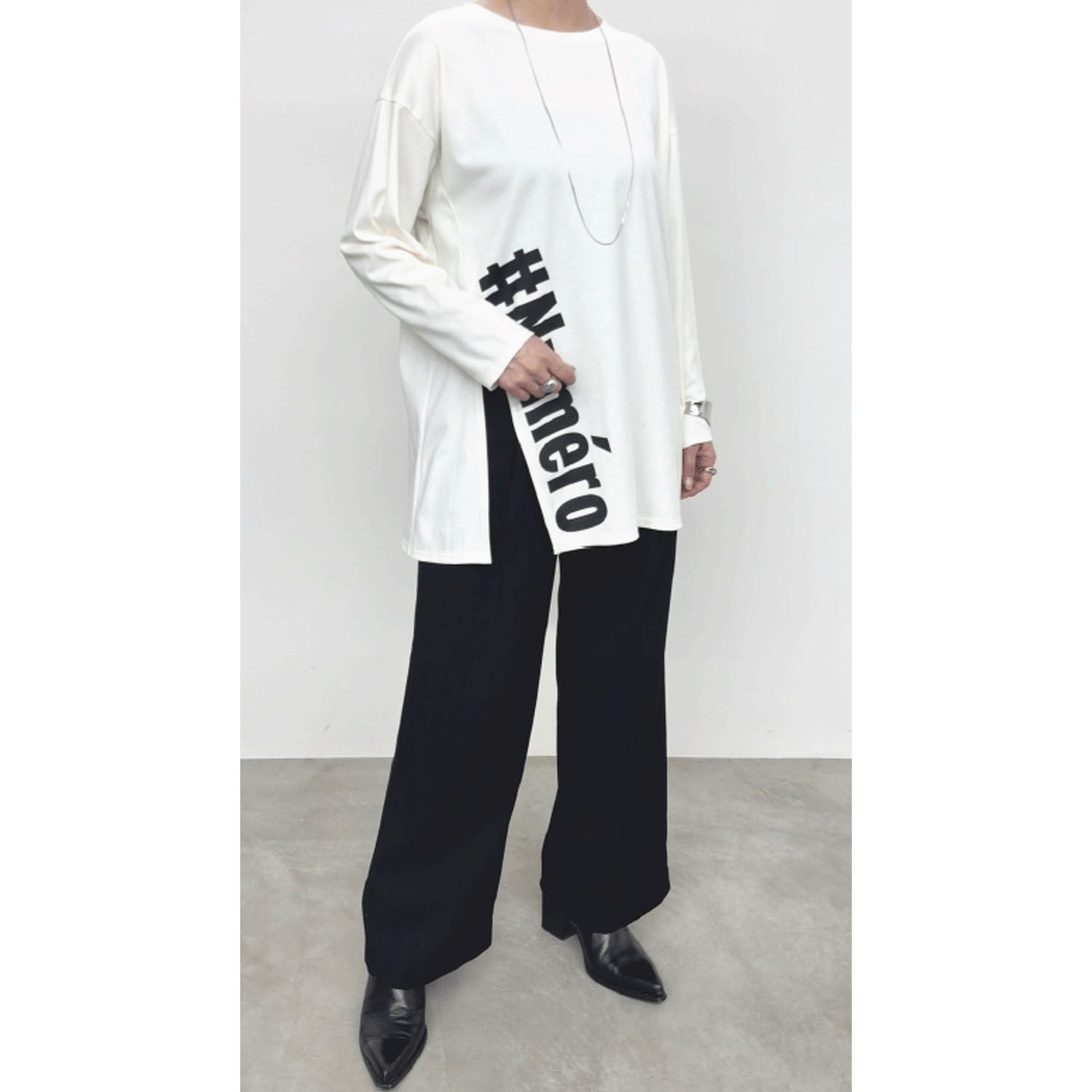 NUS フロントスリットビッグロゴT - 画像4