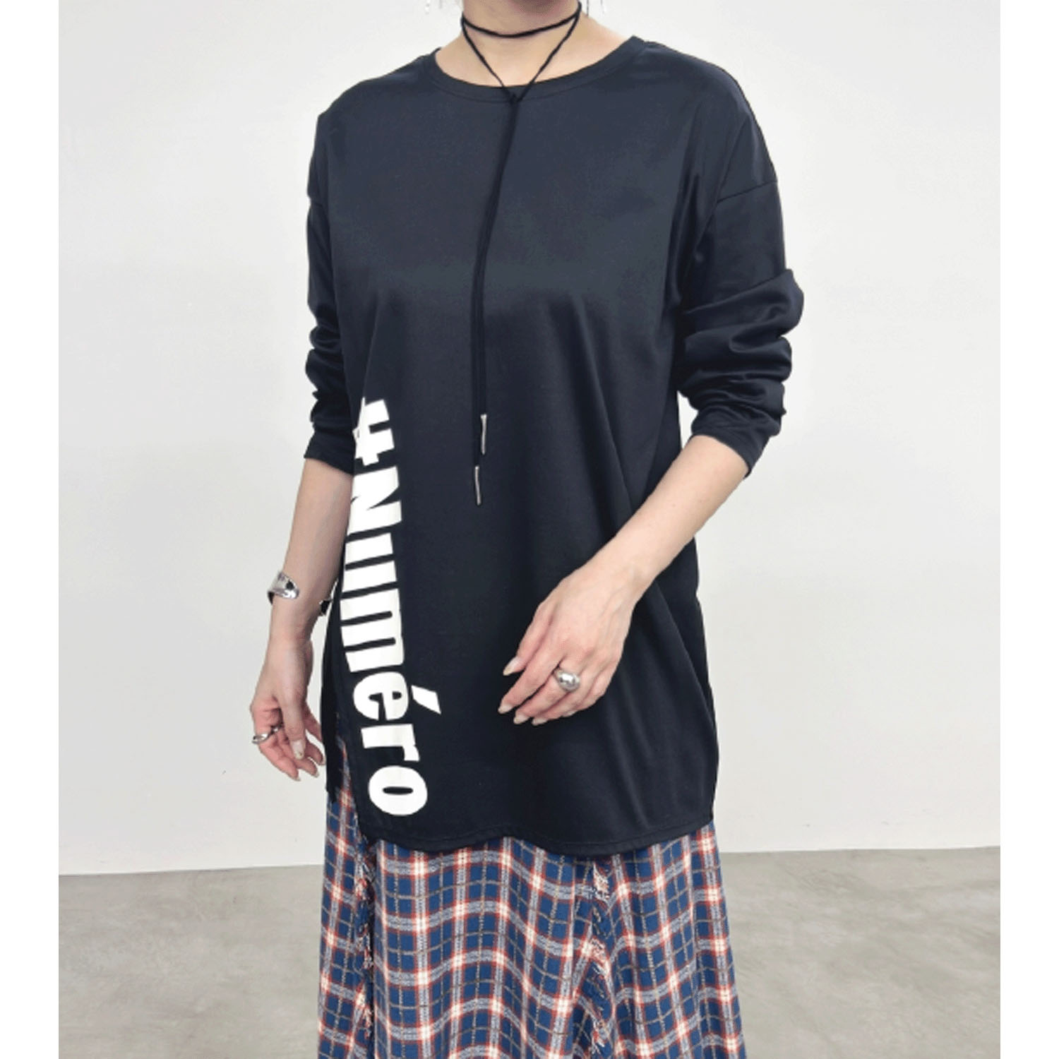 NUS フロントスリットビッグロゴT - 画像9