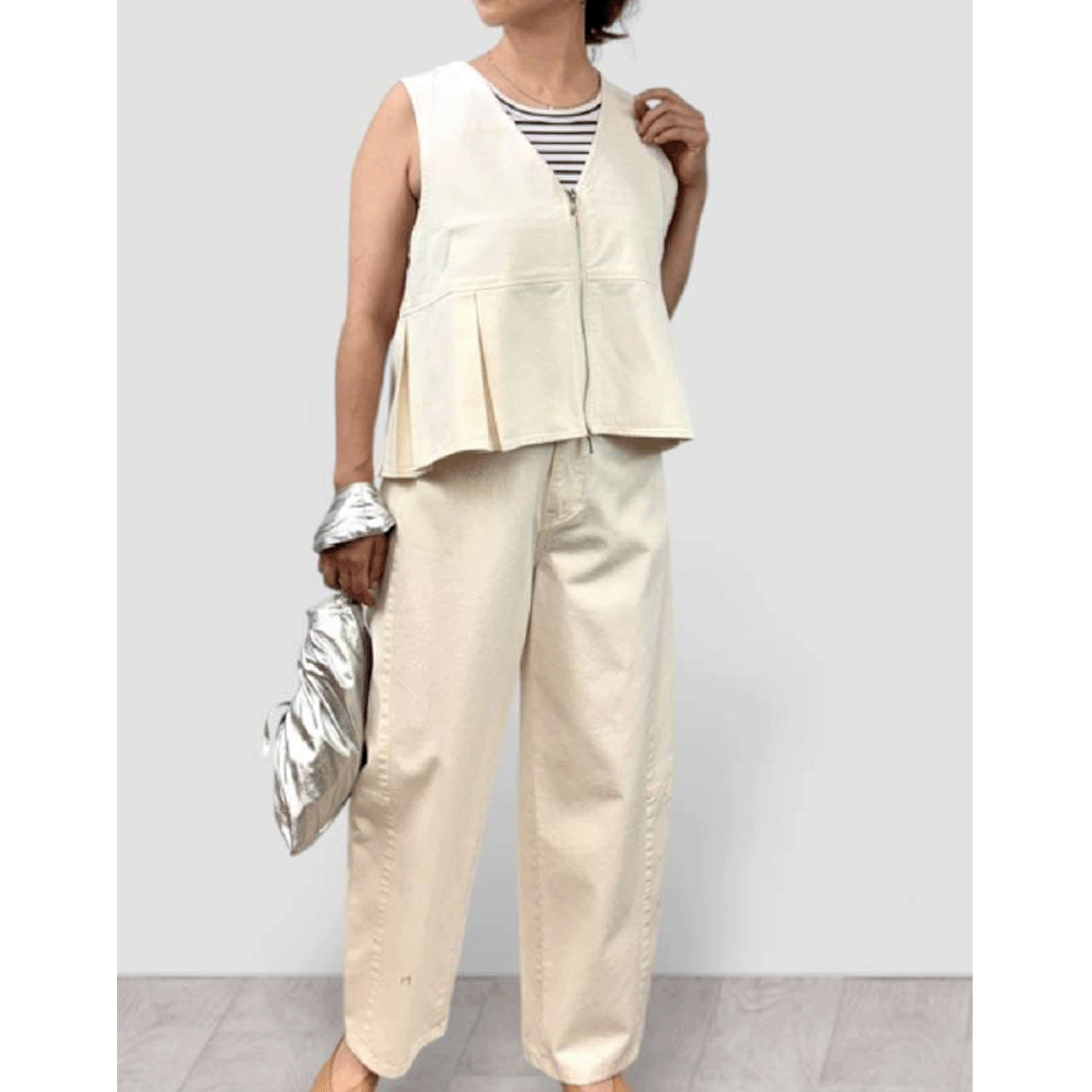 【Insta Live】QTUME バレルレッグデニムパンツ - 画像12