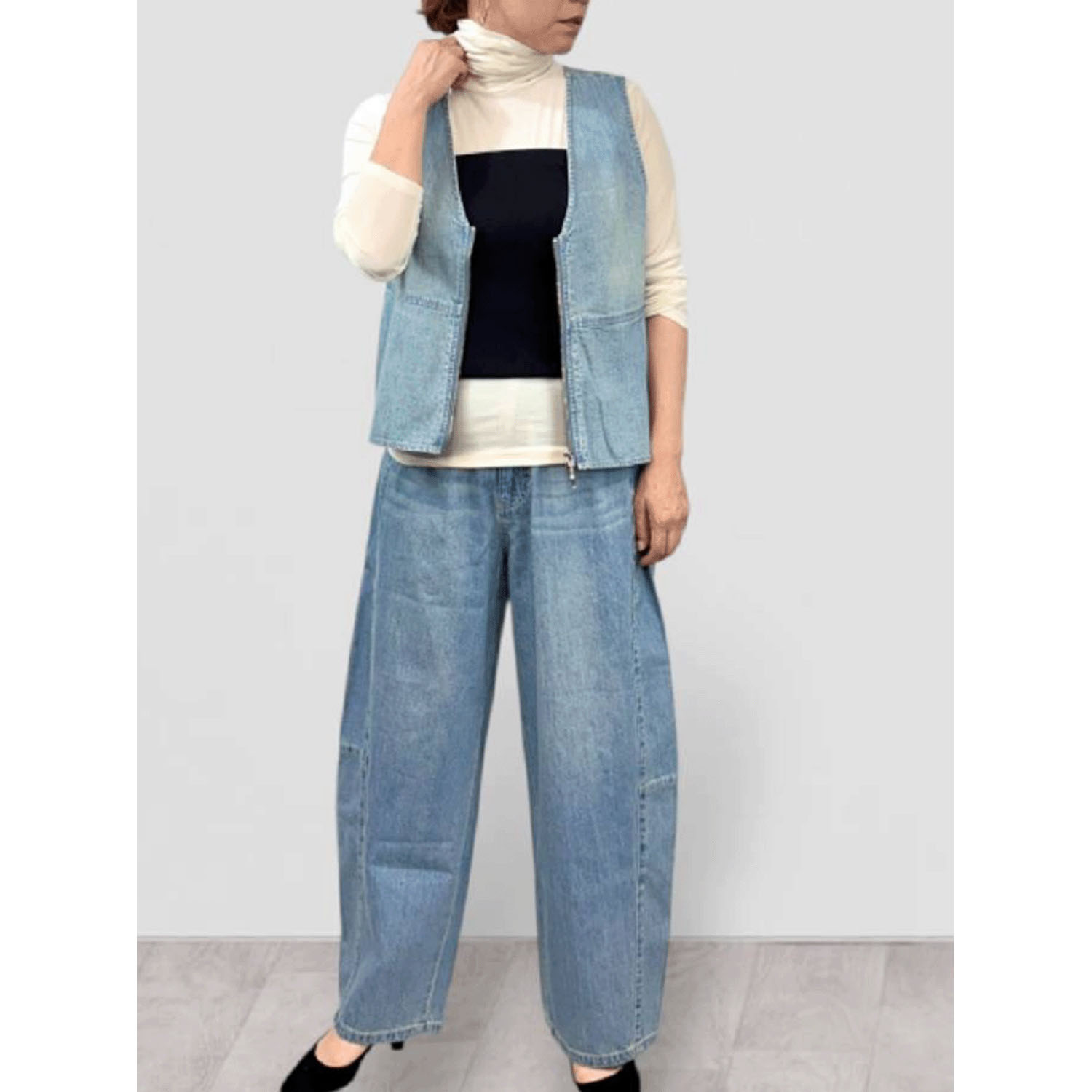 【Insta Live】QTUME バレルレッグデニムパンツ - 画像15