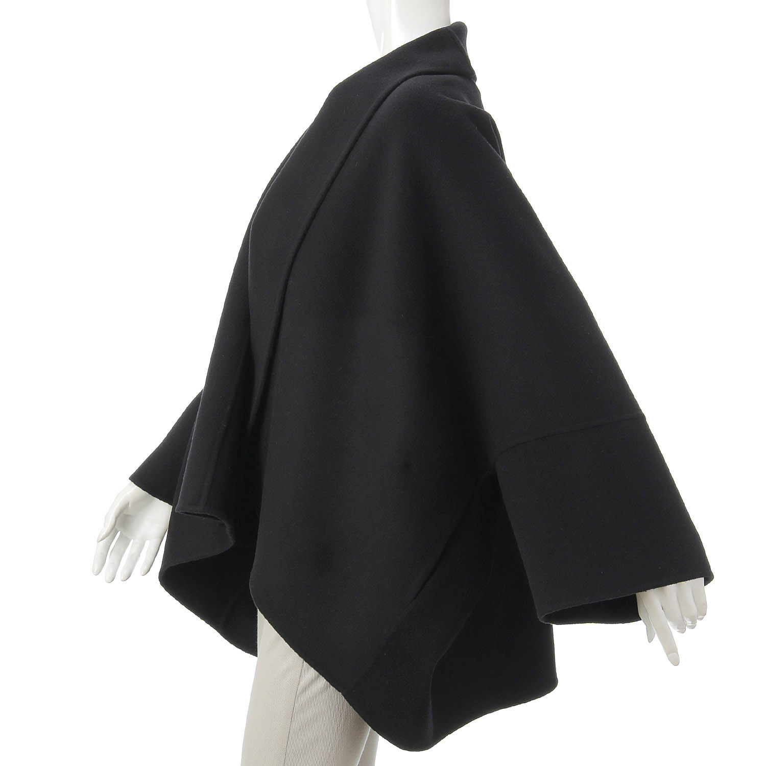 【Inata Live】一珠 B7 リバー仕立ウールコート - 画像3