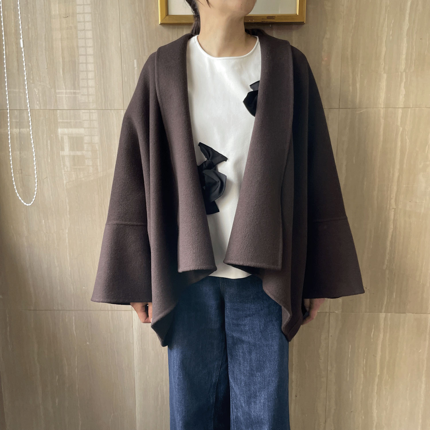 【Inata Live】一珠 B7 リバー仕立ウールコート