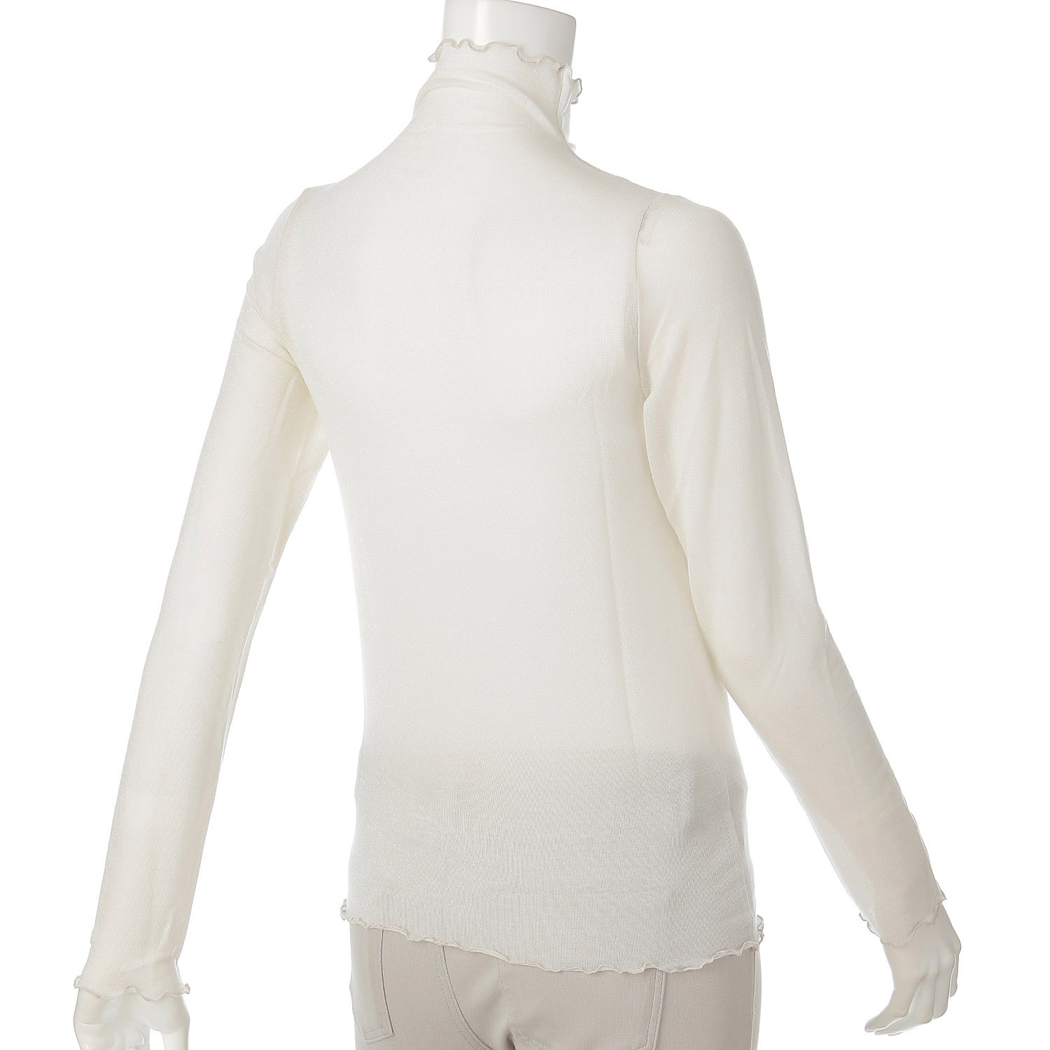 一珠 NOUQUE シアーカットソーボトルネックプルオーバー - 画像10