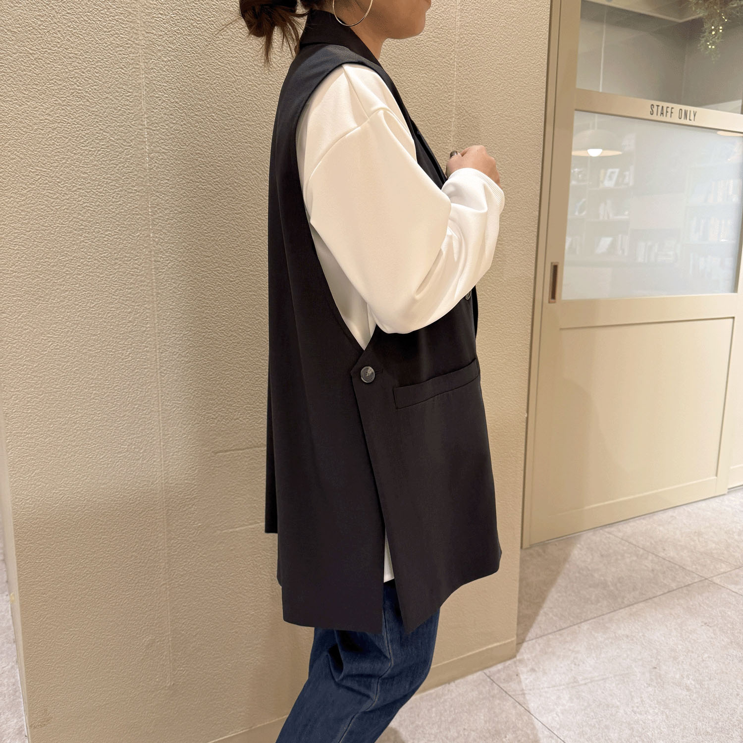 【Insta Live】QTUME スリットダブルベスト - 画像2