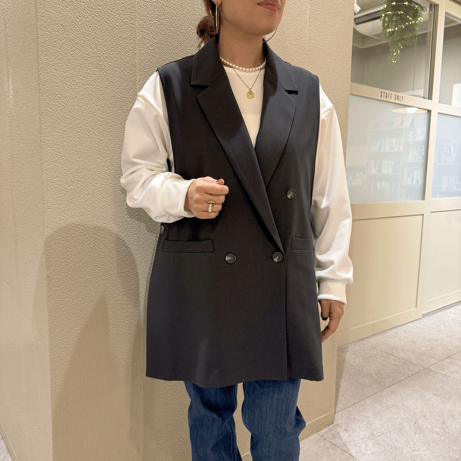 【Insta Live】QTUME スリットダブルベスト