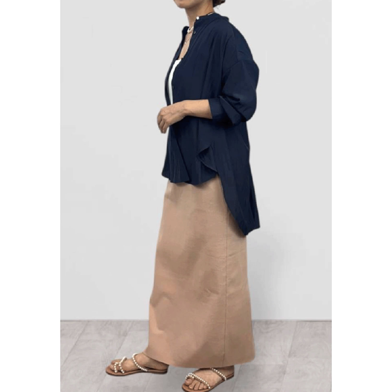 【Insta Live】QTUME バンドカラーシャツ - 画像15