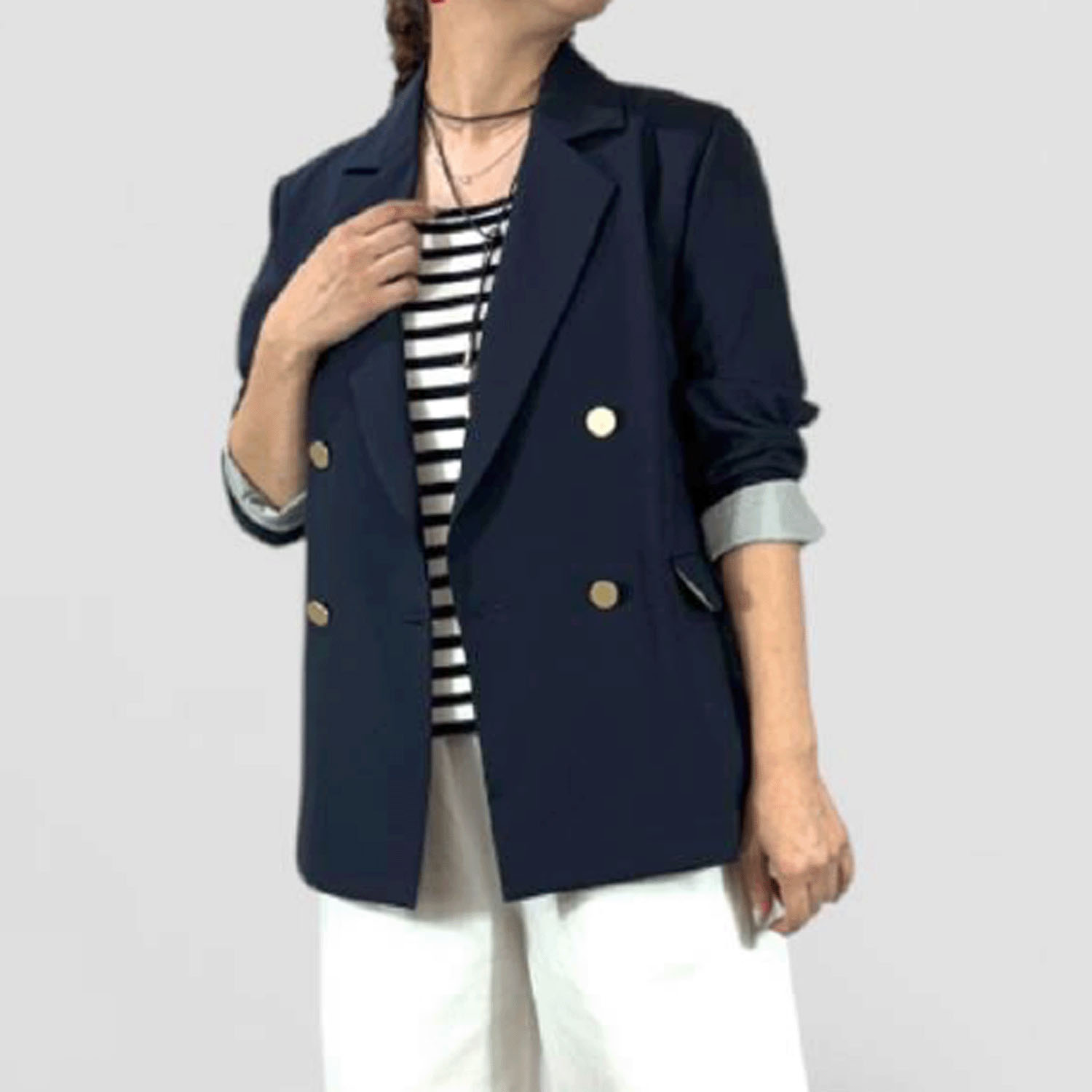 QTUMU ダブルブレザー - 画像9