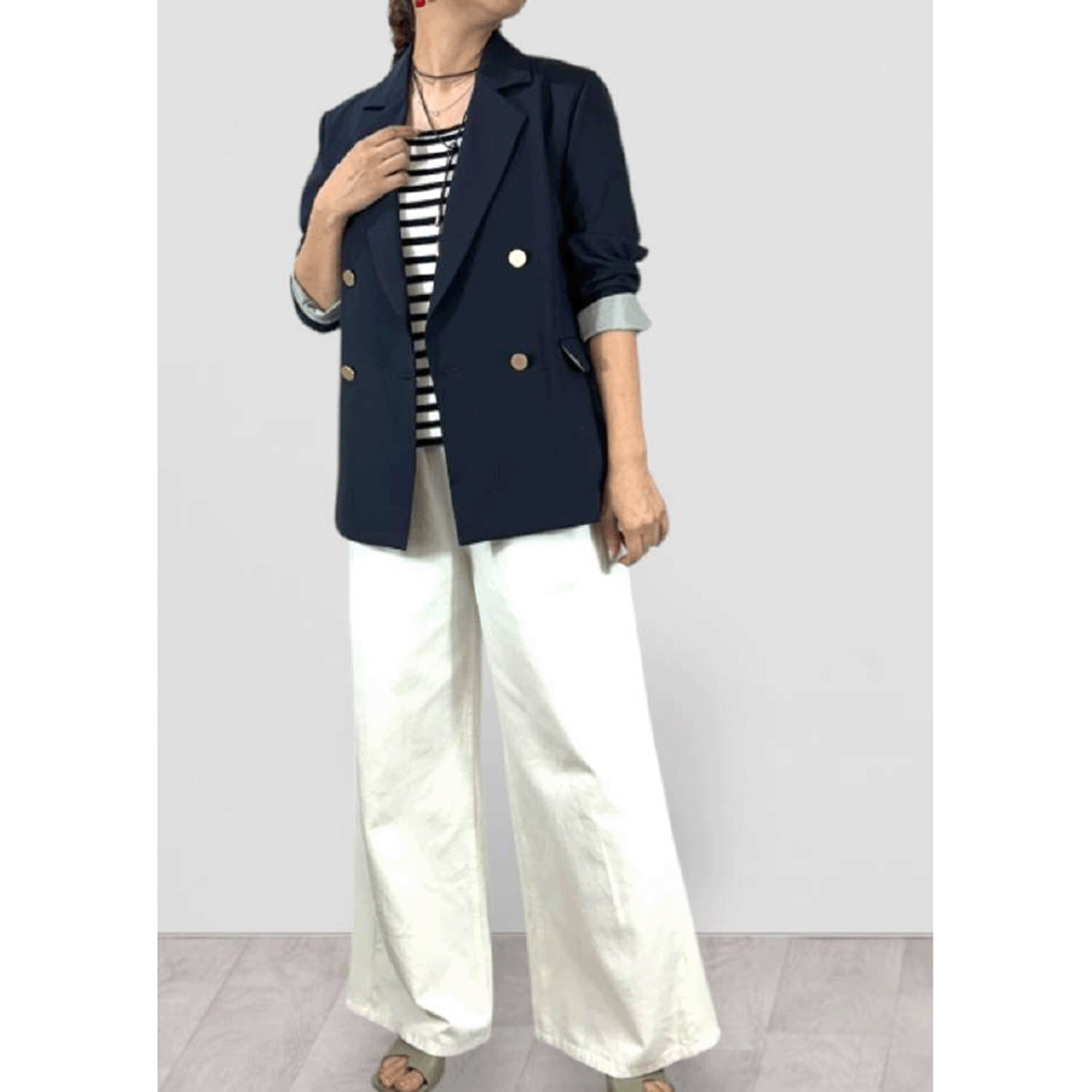 QTUMU ダブルブレザー - 画像10