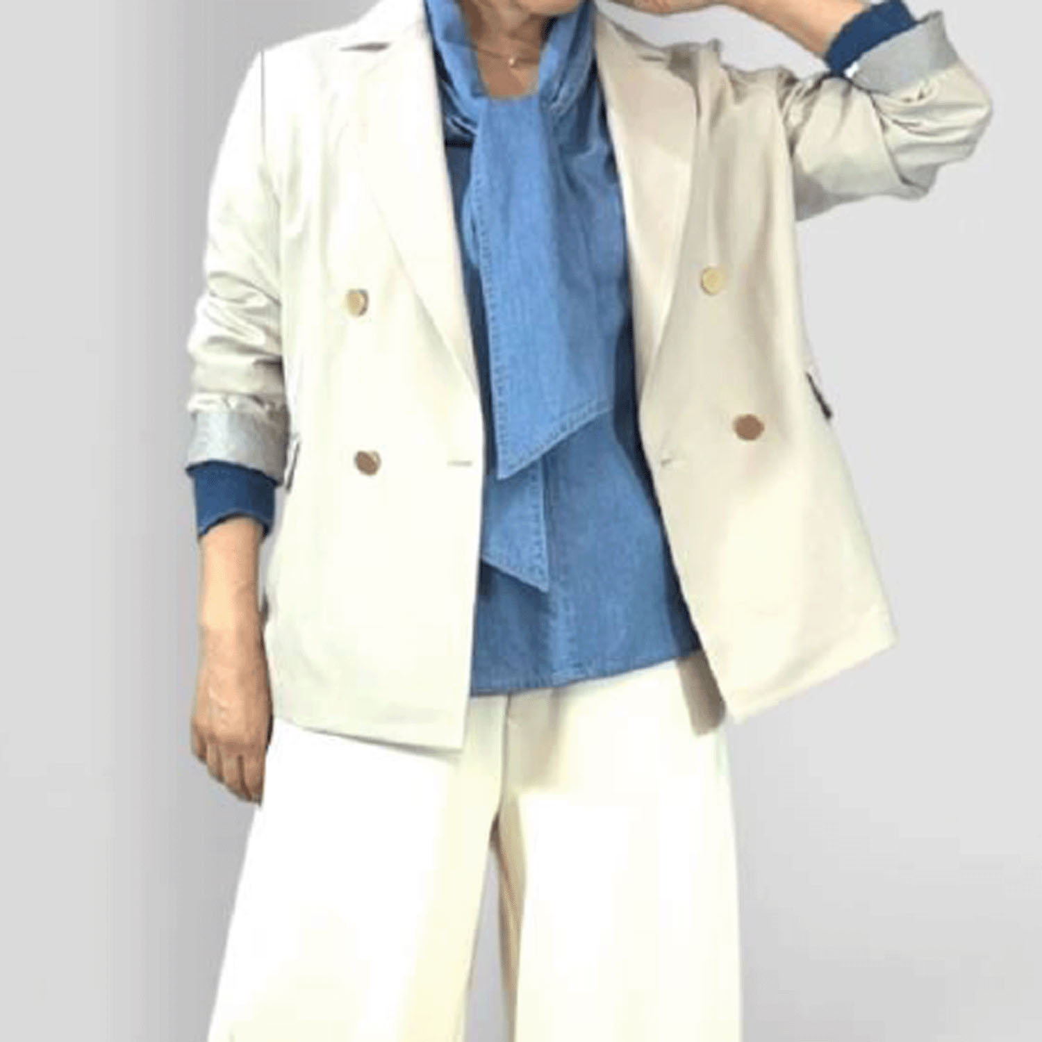 QTUMU ダブルブレザー