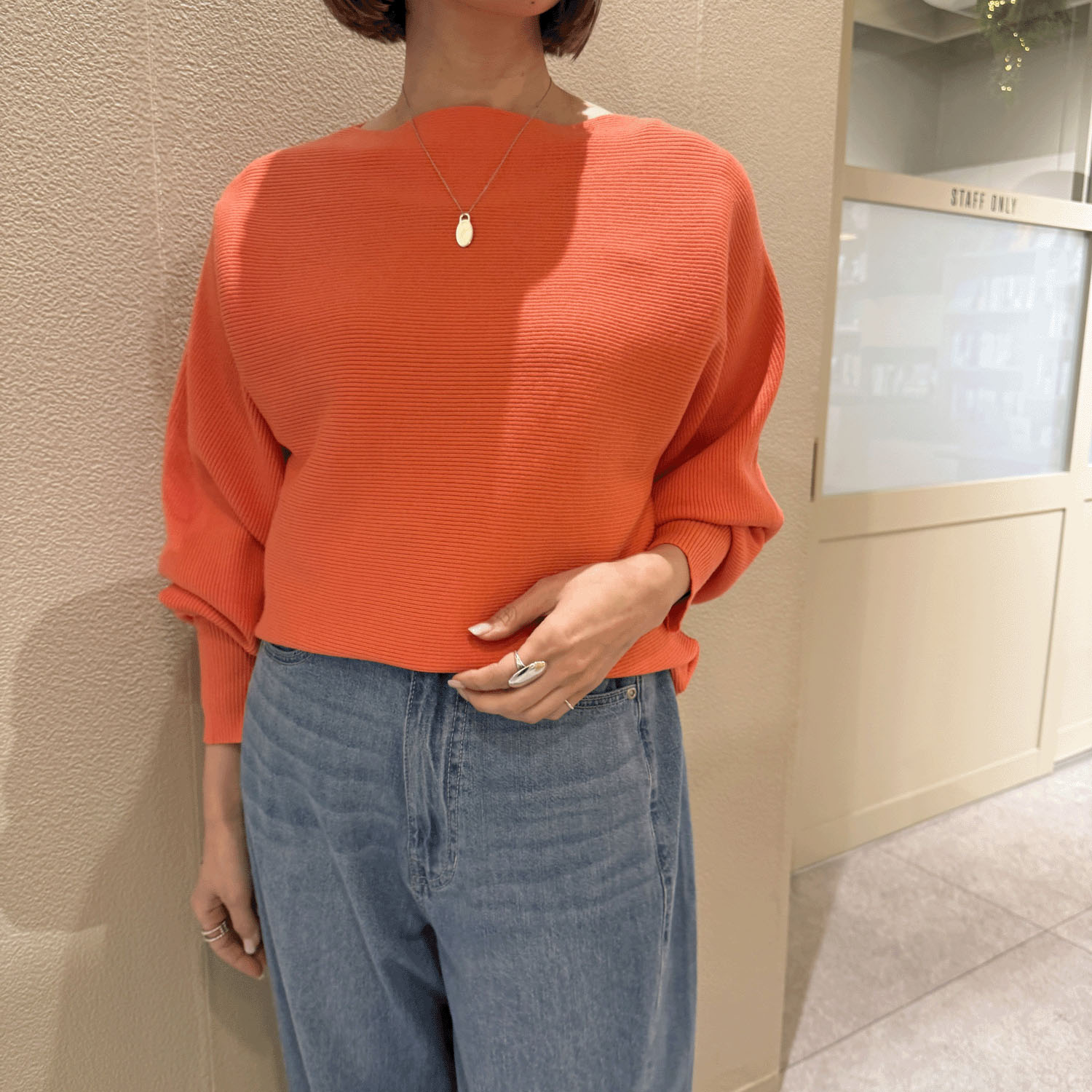 【Insta Live】QTUME ボートネックプルオーバー - 画像3