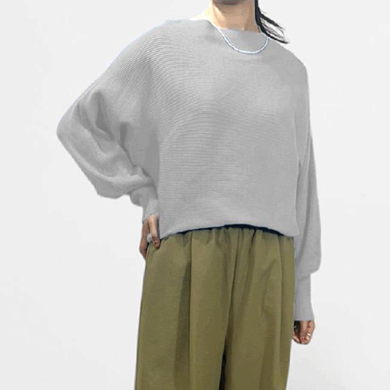 【Insta Live】QTUME ボートネックプルオーバー - 画像6