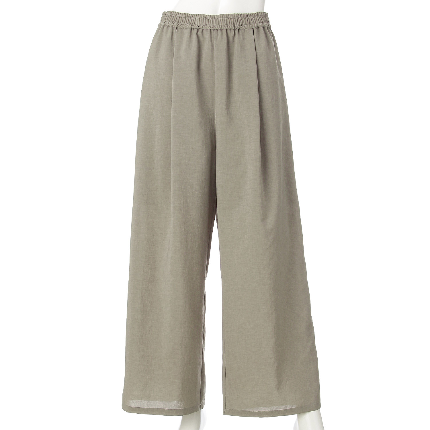 QTUME タックイージーワイドパンツ - 画像8