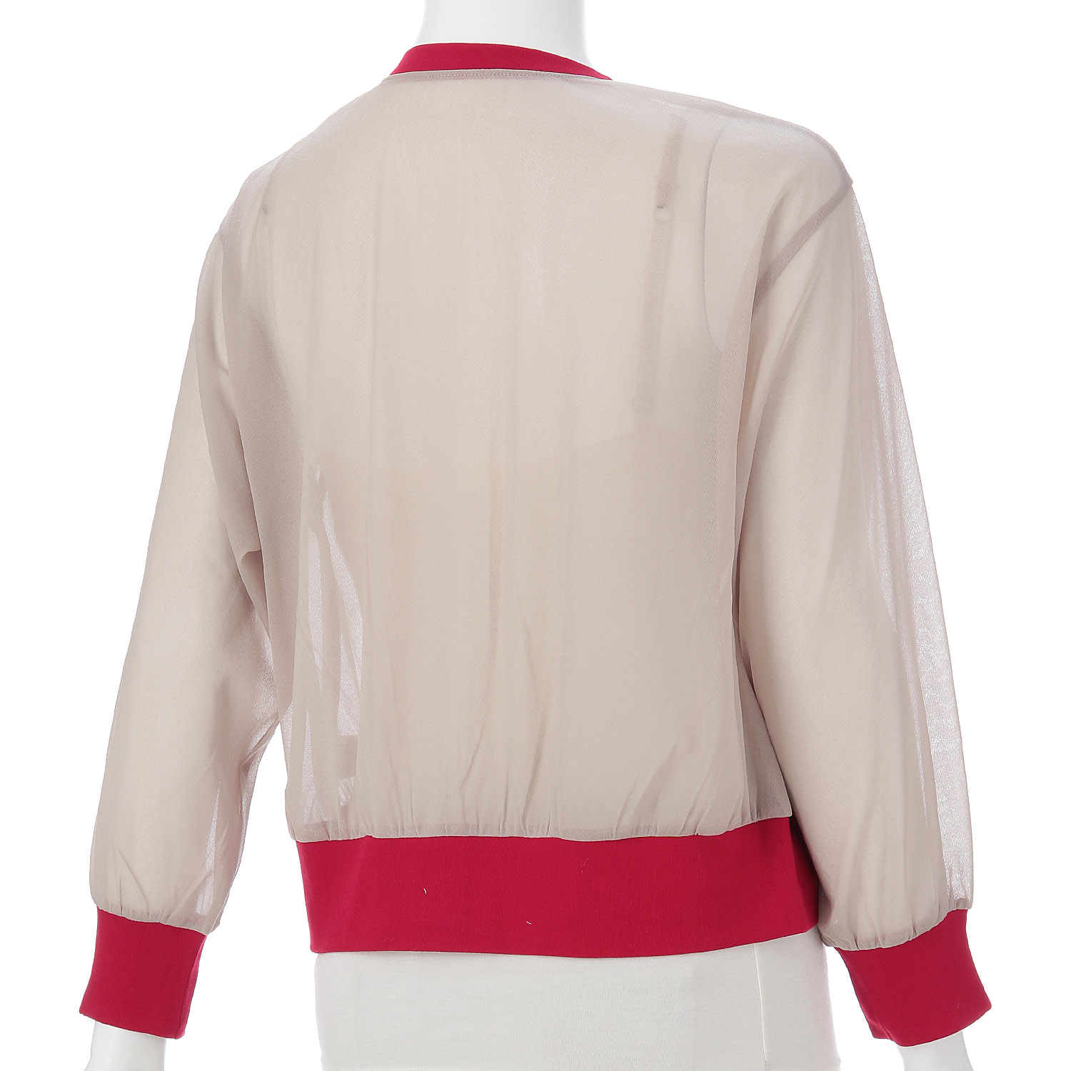 NUS バイカラーシアーカーディガン - 画像9