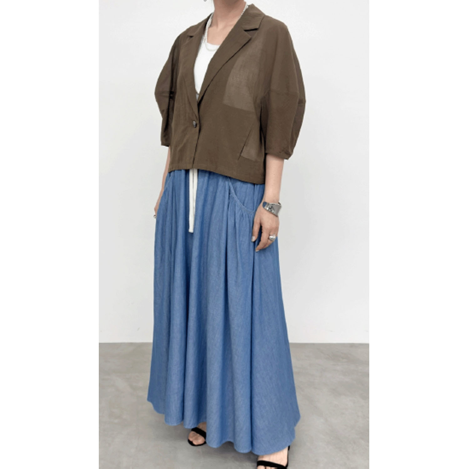 NUS ランタンスリーブショートジャケット - 画像9