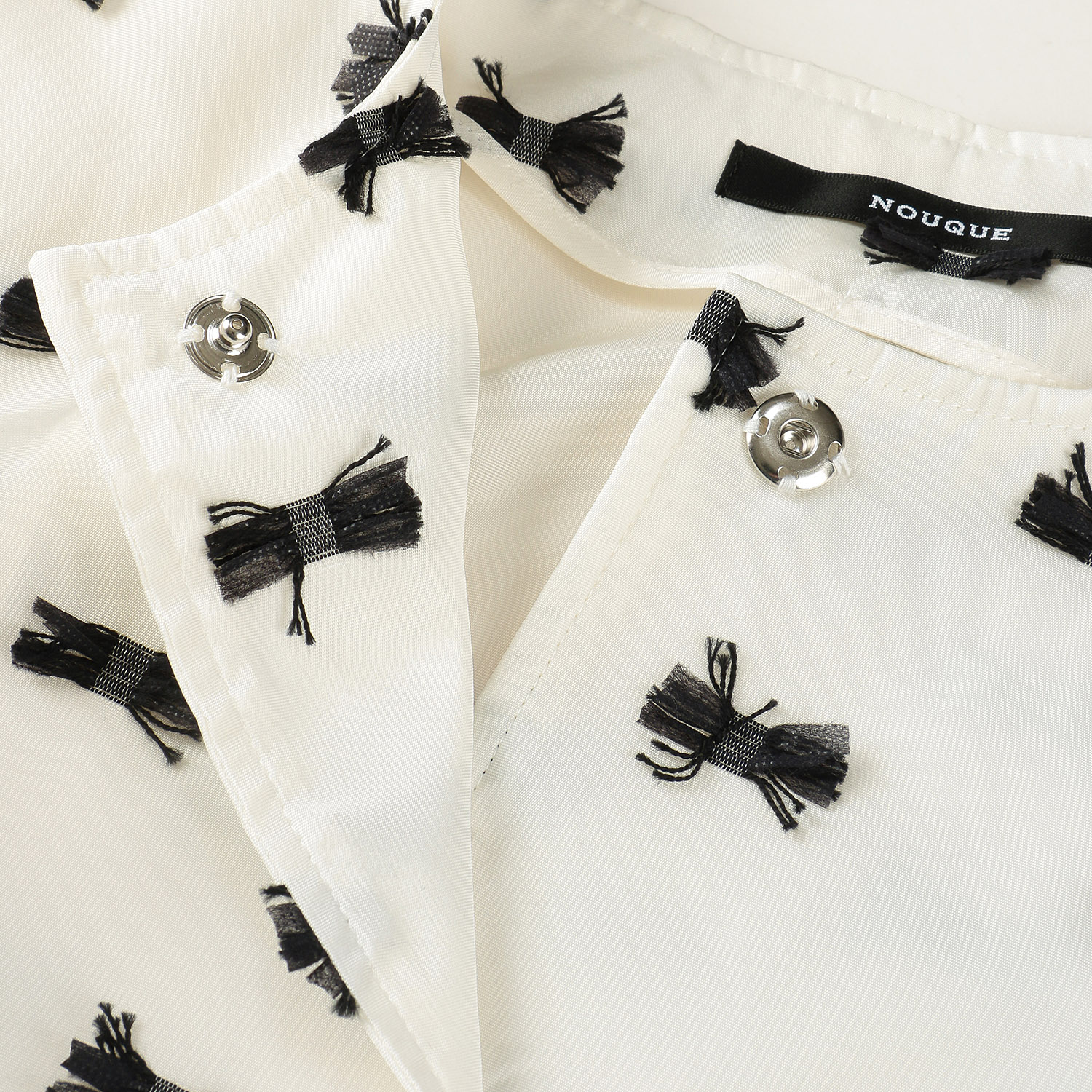 一珠 NOUQUE フサフサリボンブルゾン - 画像5