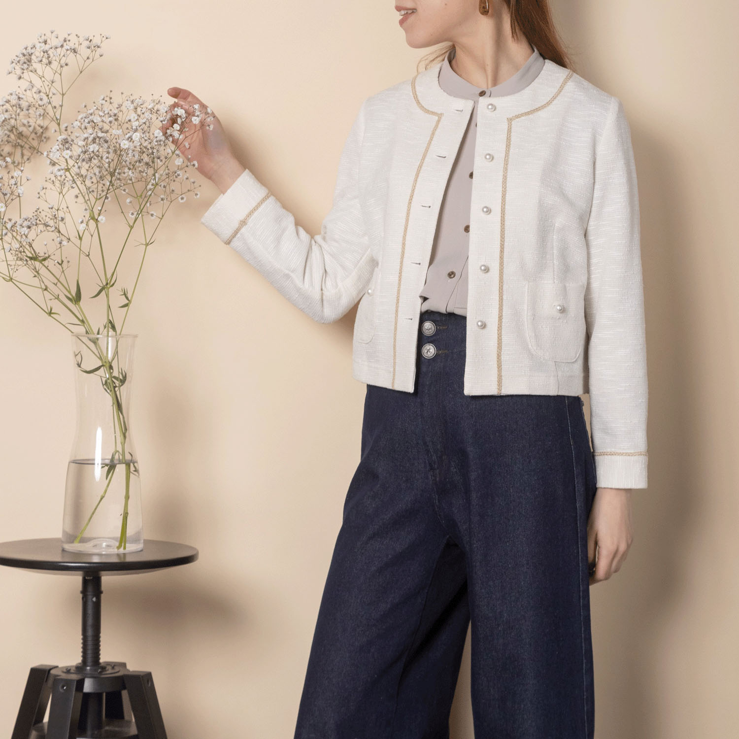 グラン山貴 ツイードライクジャケット - 画像2