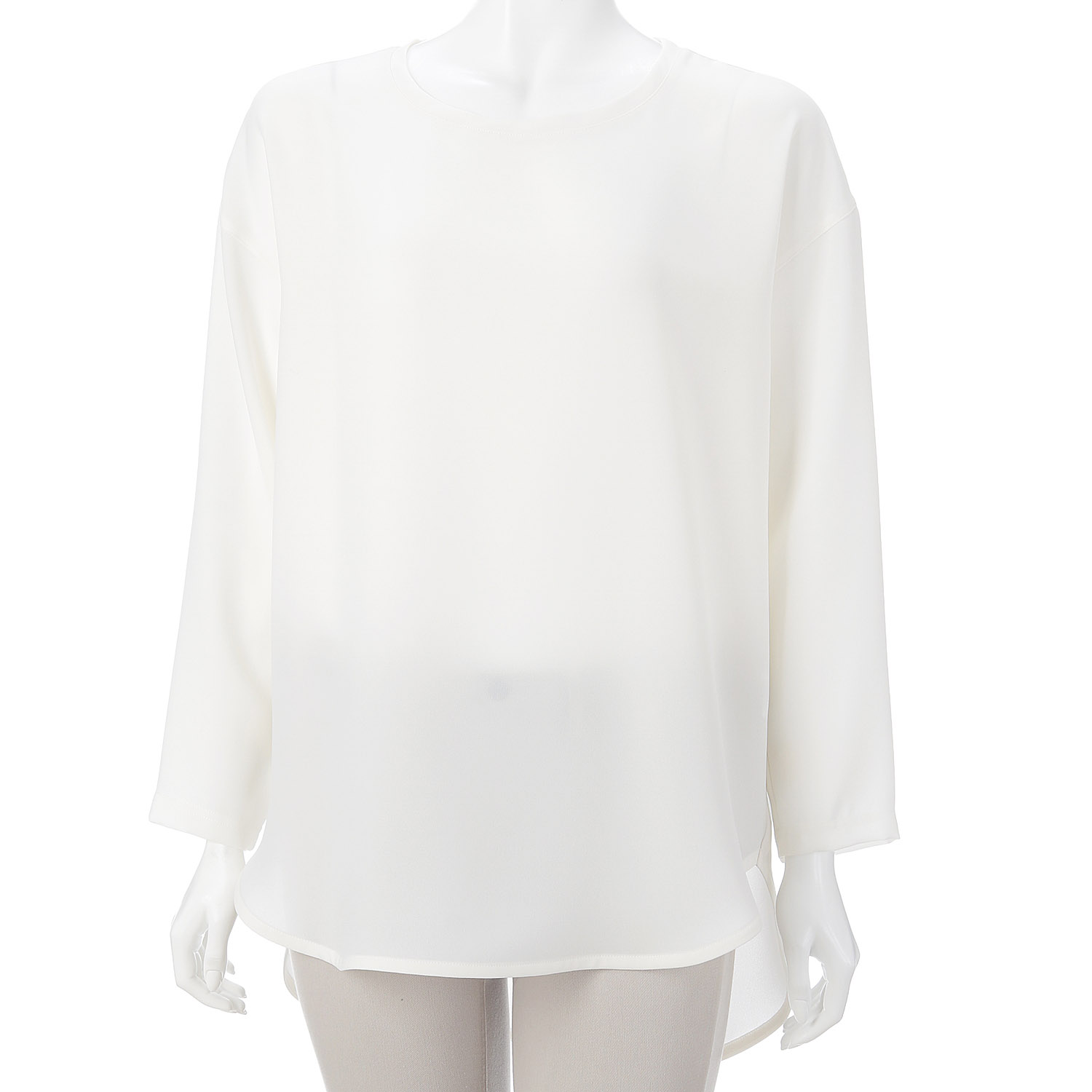 M－station ストレッチポリエステルプルオーバー - 画像2