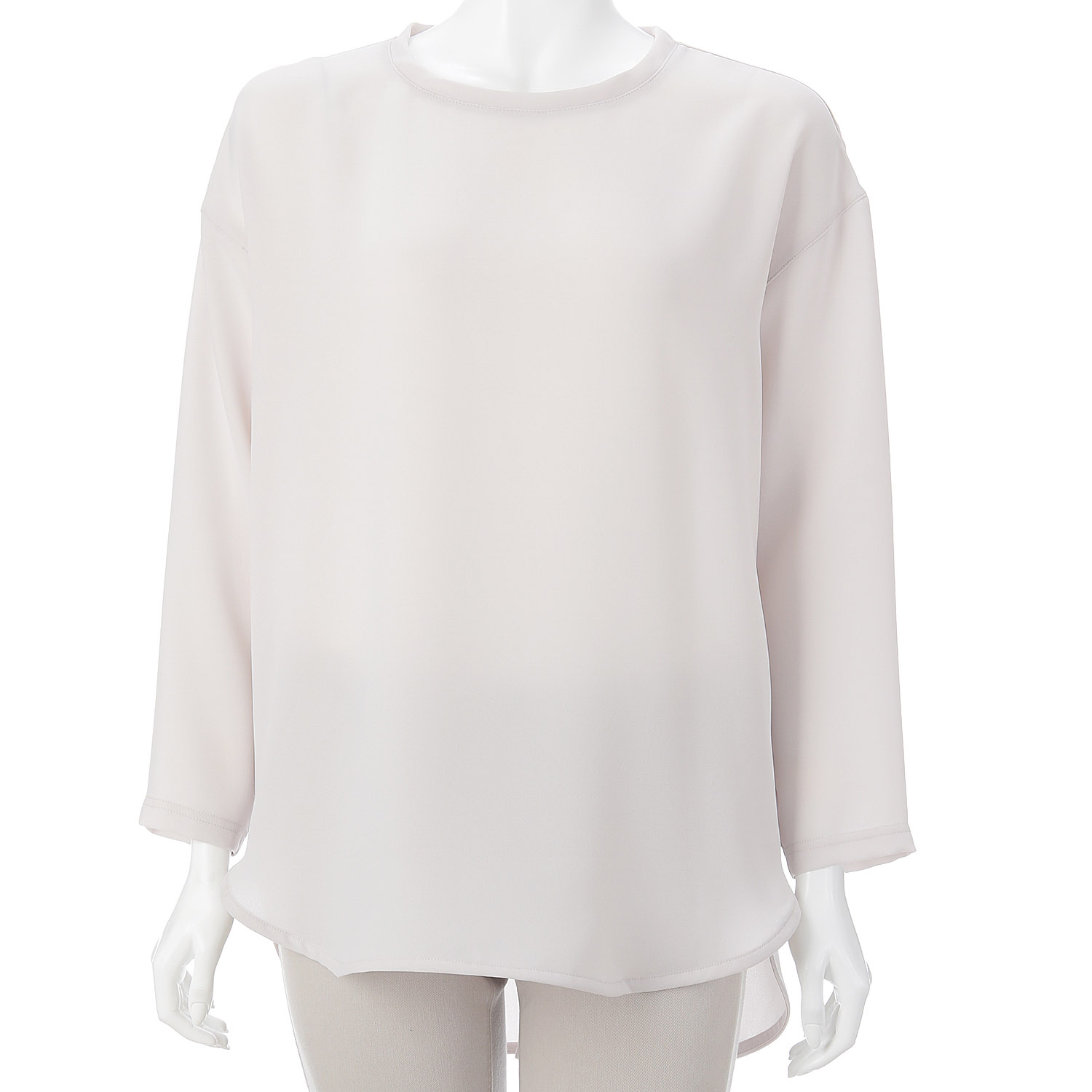 M－station ストレッチポリエステルプルオーバー - 画像3